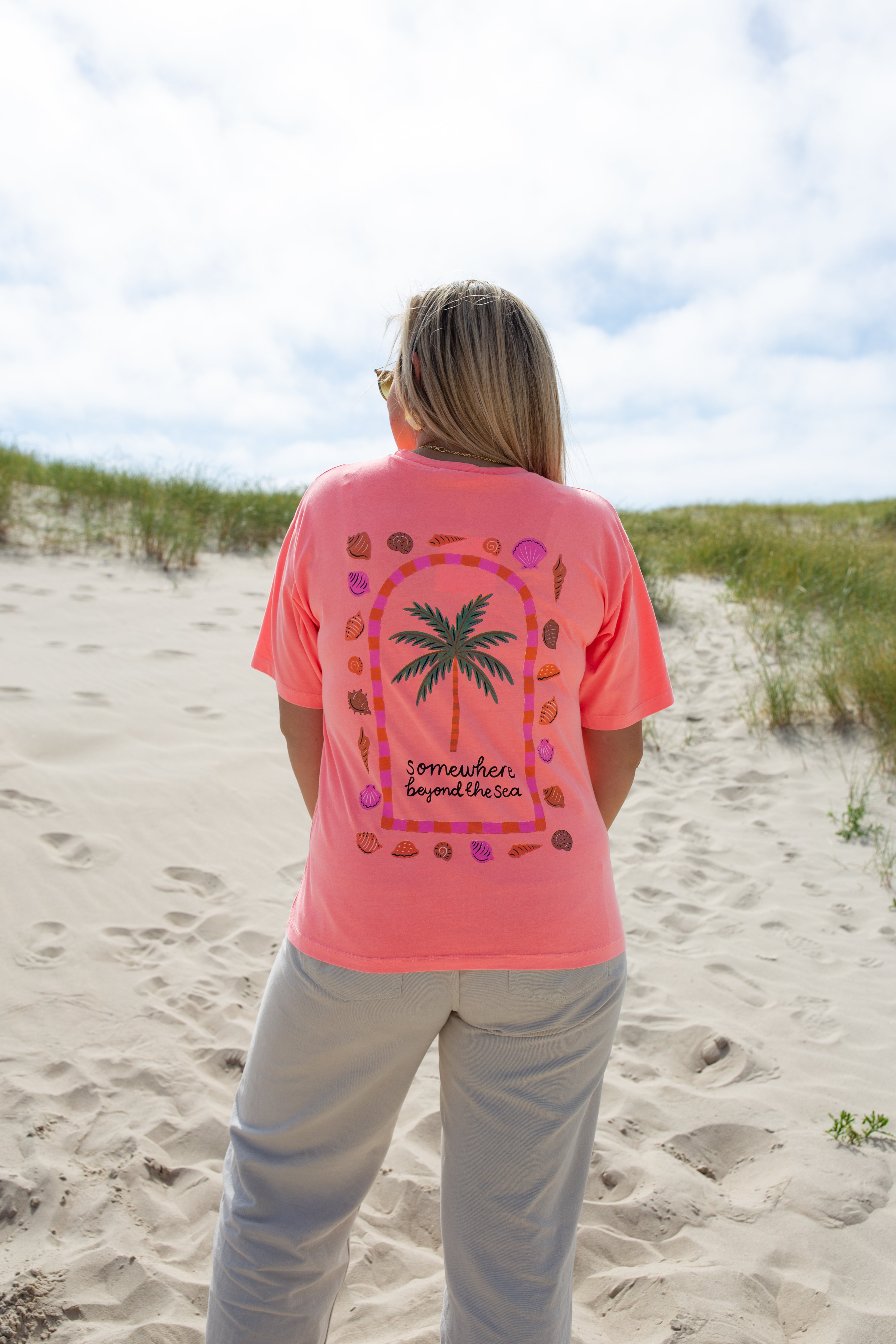 PALOMA FUCHSIA _ T-Shirt à motif