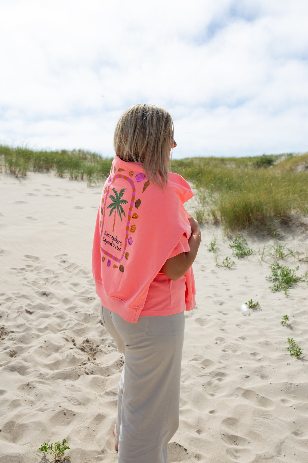 BAHIA FUCHSIA _ Sweat à motif