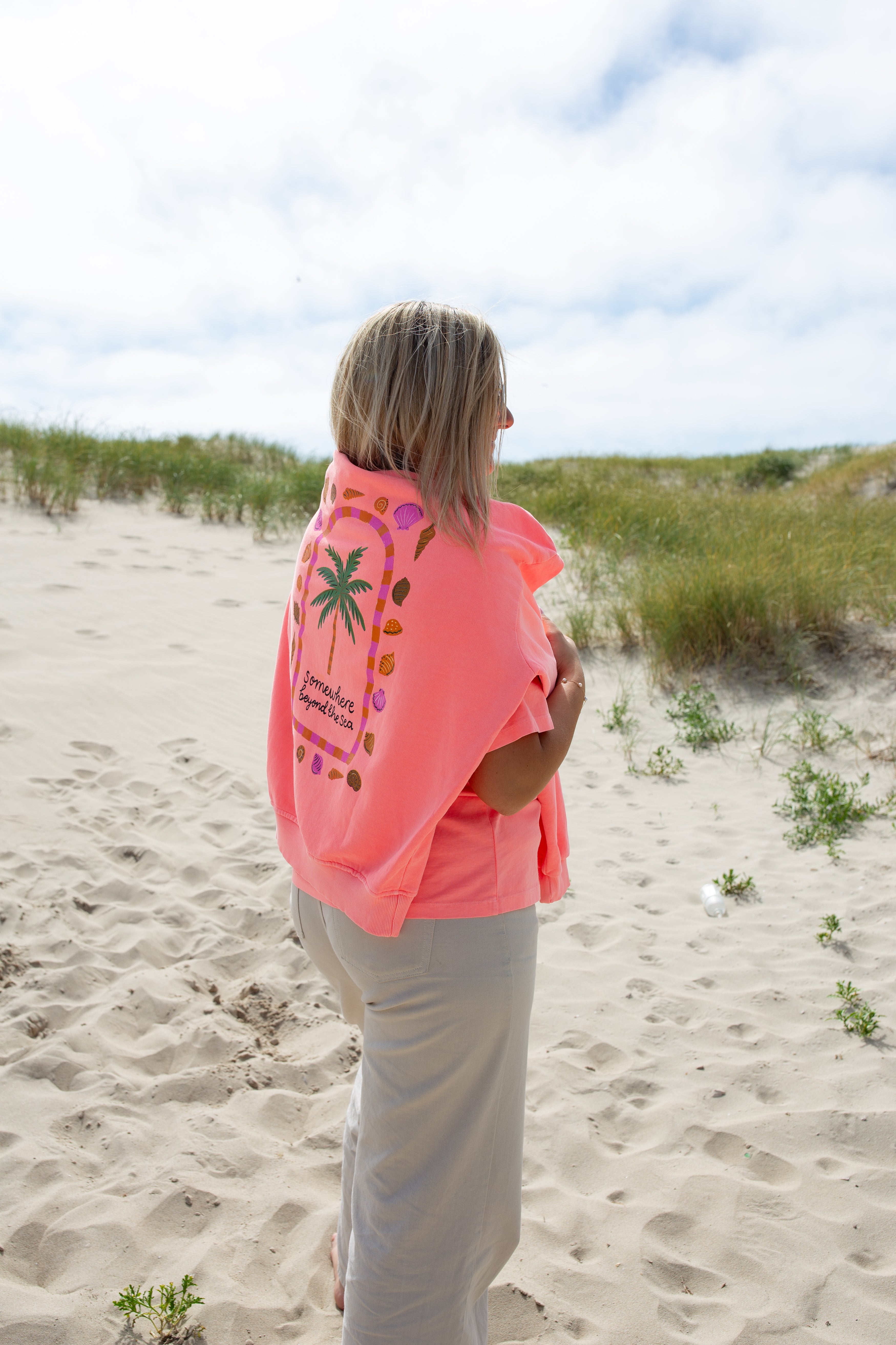 BAHIA FUCHSIA _ Sweat à motif