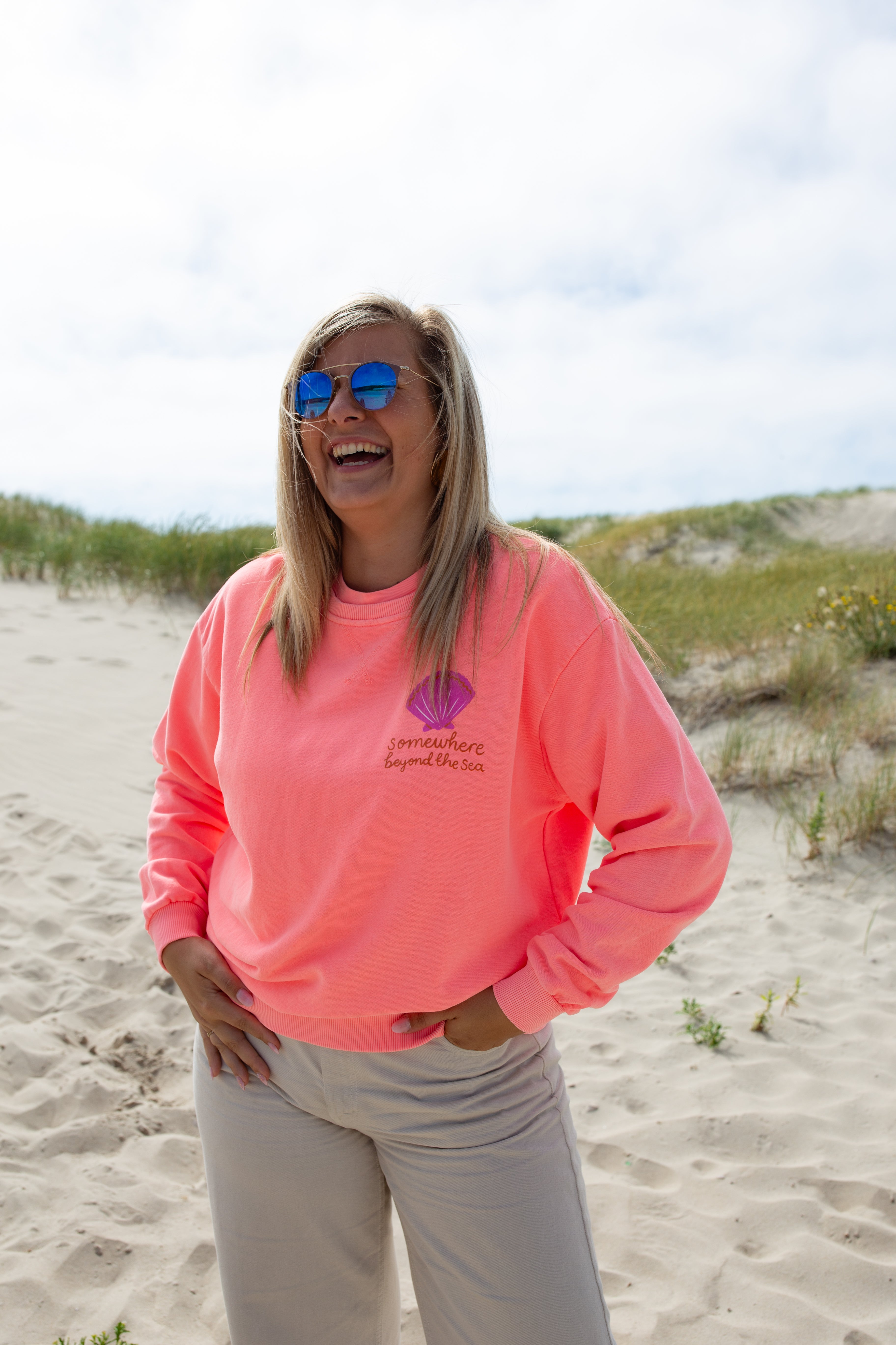 BAHIA FUCHSIA _ Sweat à motif