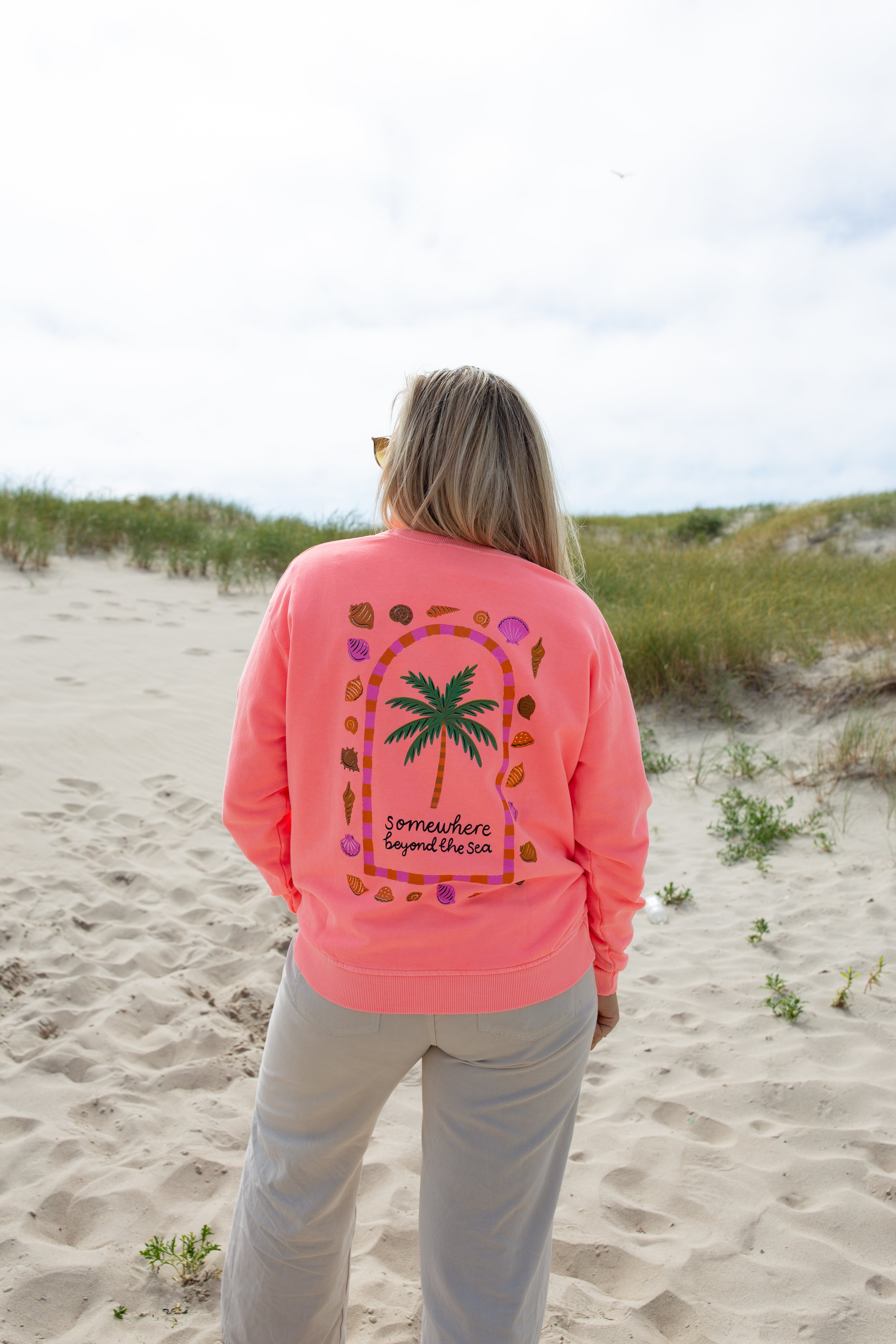 BAHIA FUCHSIA _ Sweat à motif