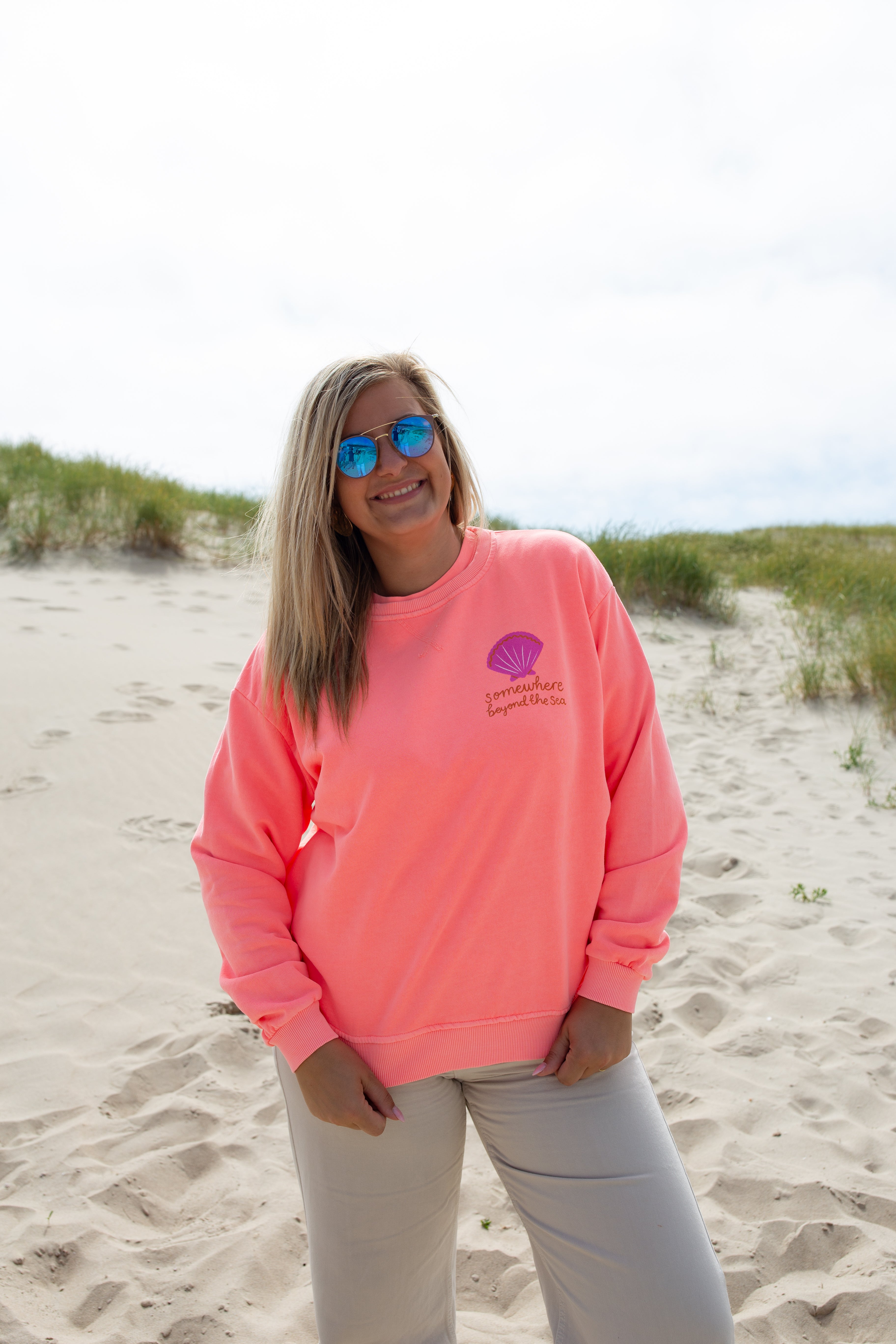 BAHIA FUCHSIA _ Sweat à motif