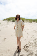 JADE BEIGE _ Combishort à poches