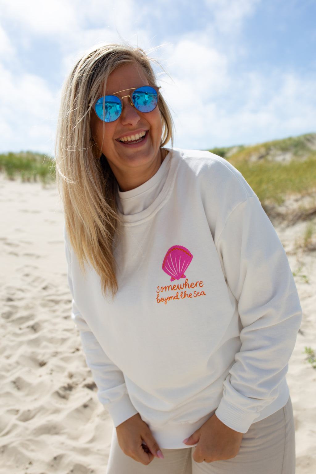 BAHIA BLANC _ Sweat à motif