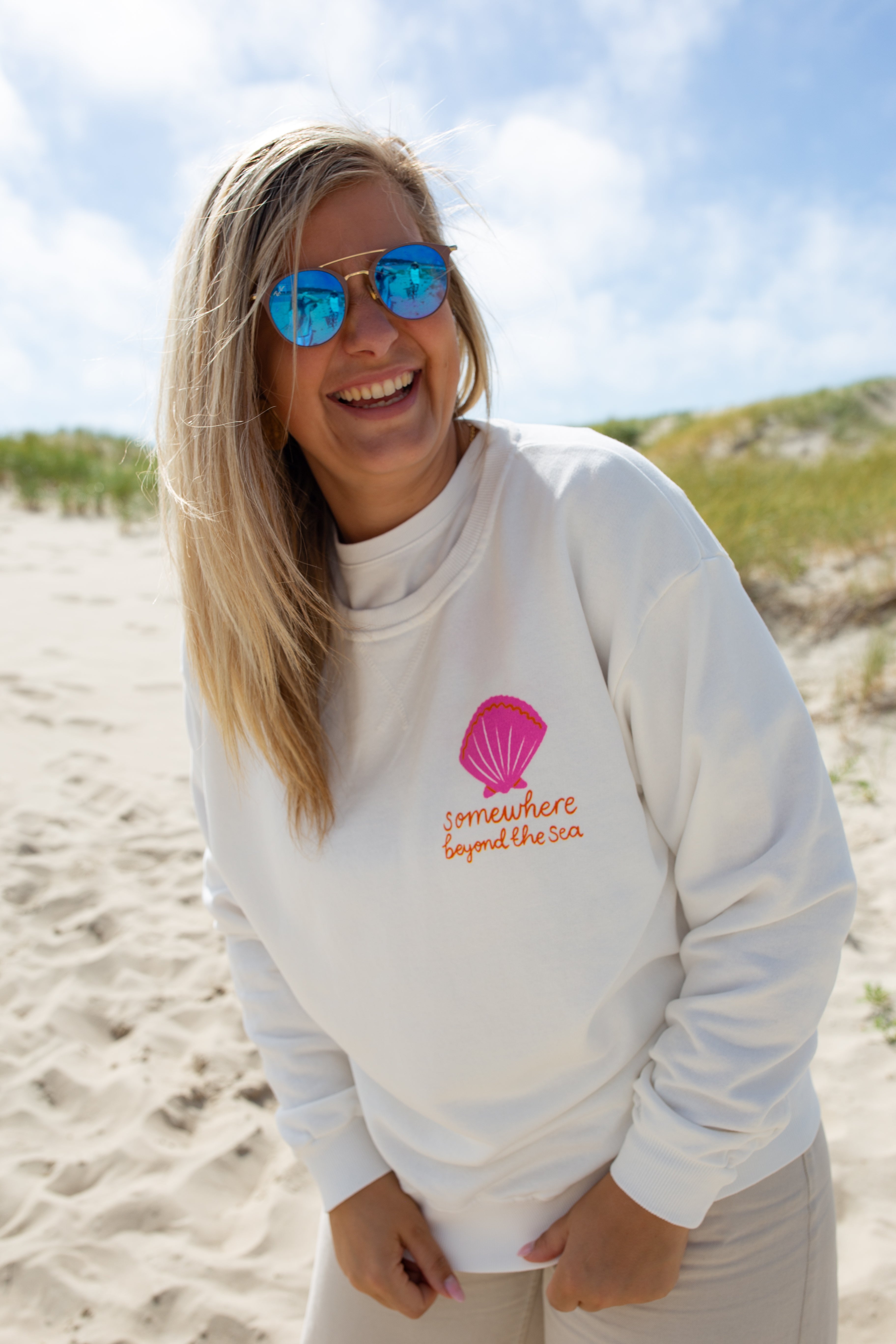 BAHIA BLANC _ Sweat à motif