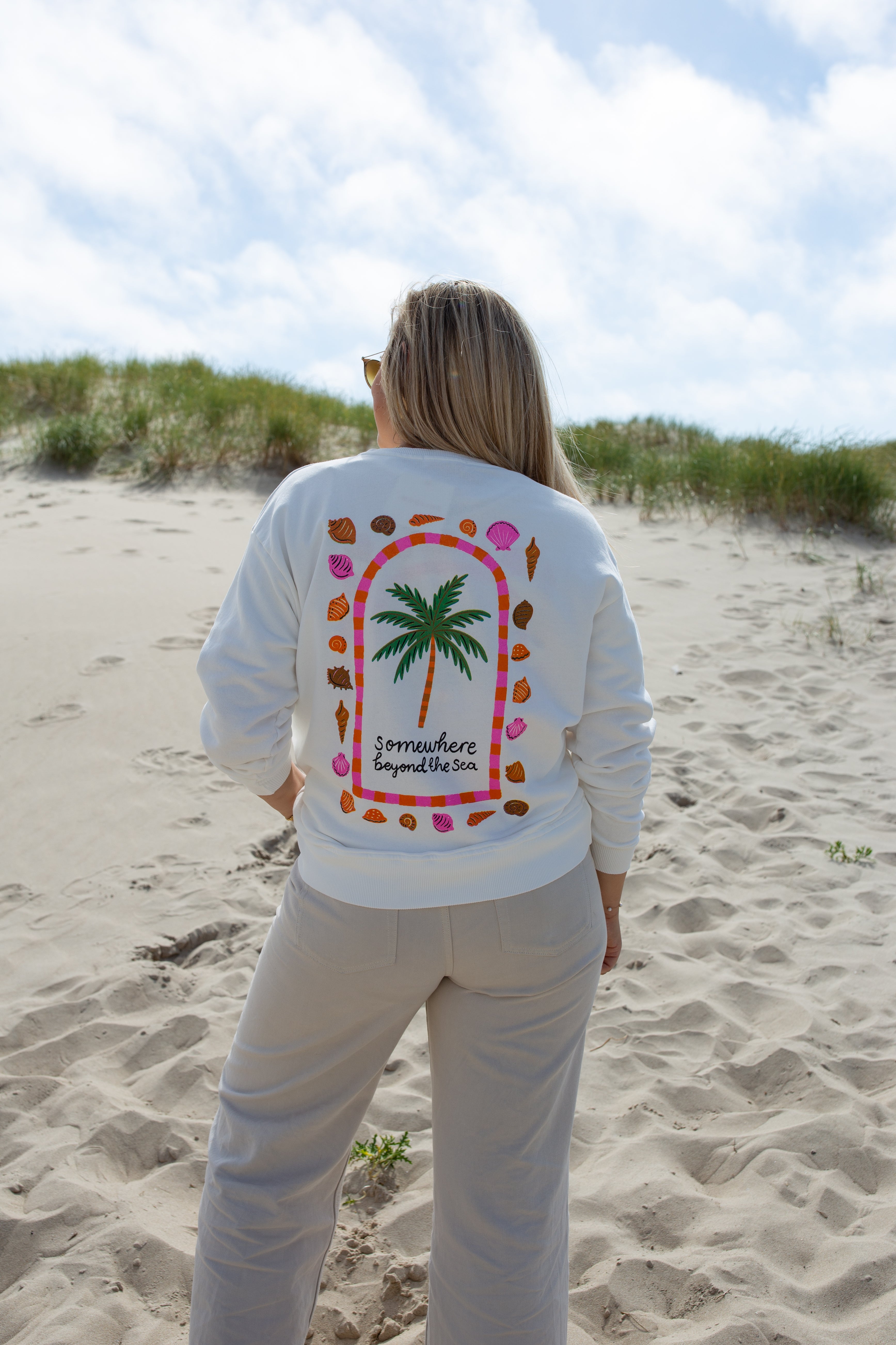 BAHIA BLANC _ Sweat à motif