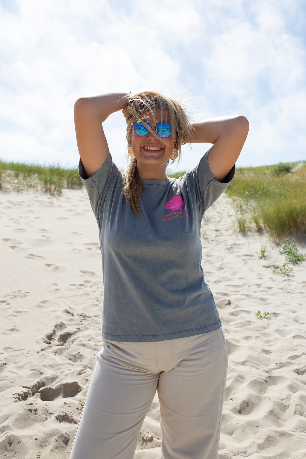 PALOMA GRIS _ T-Shirt à motif