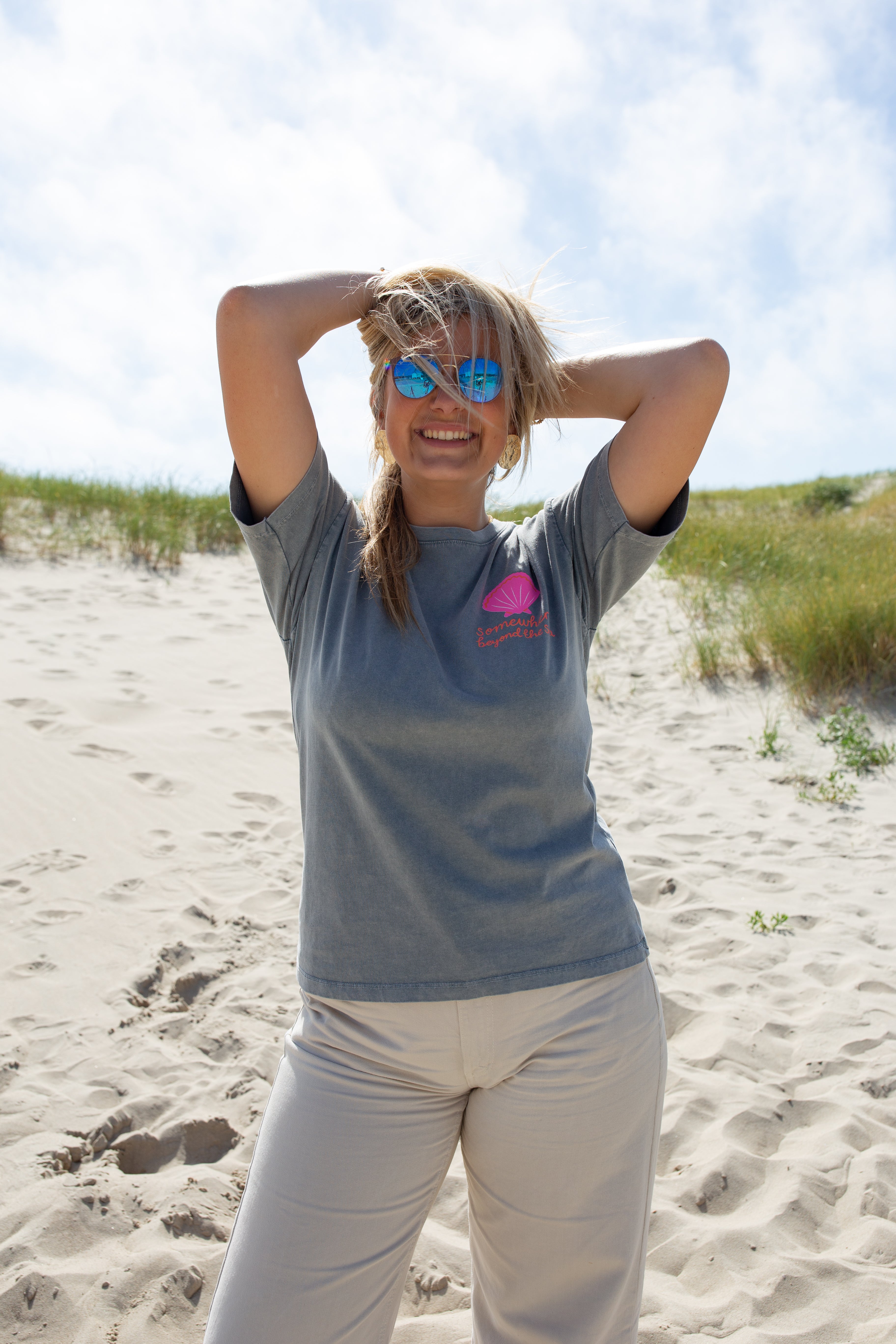 PALOMA GRIS _ T-Shirt à motif