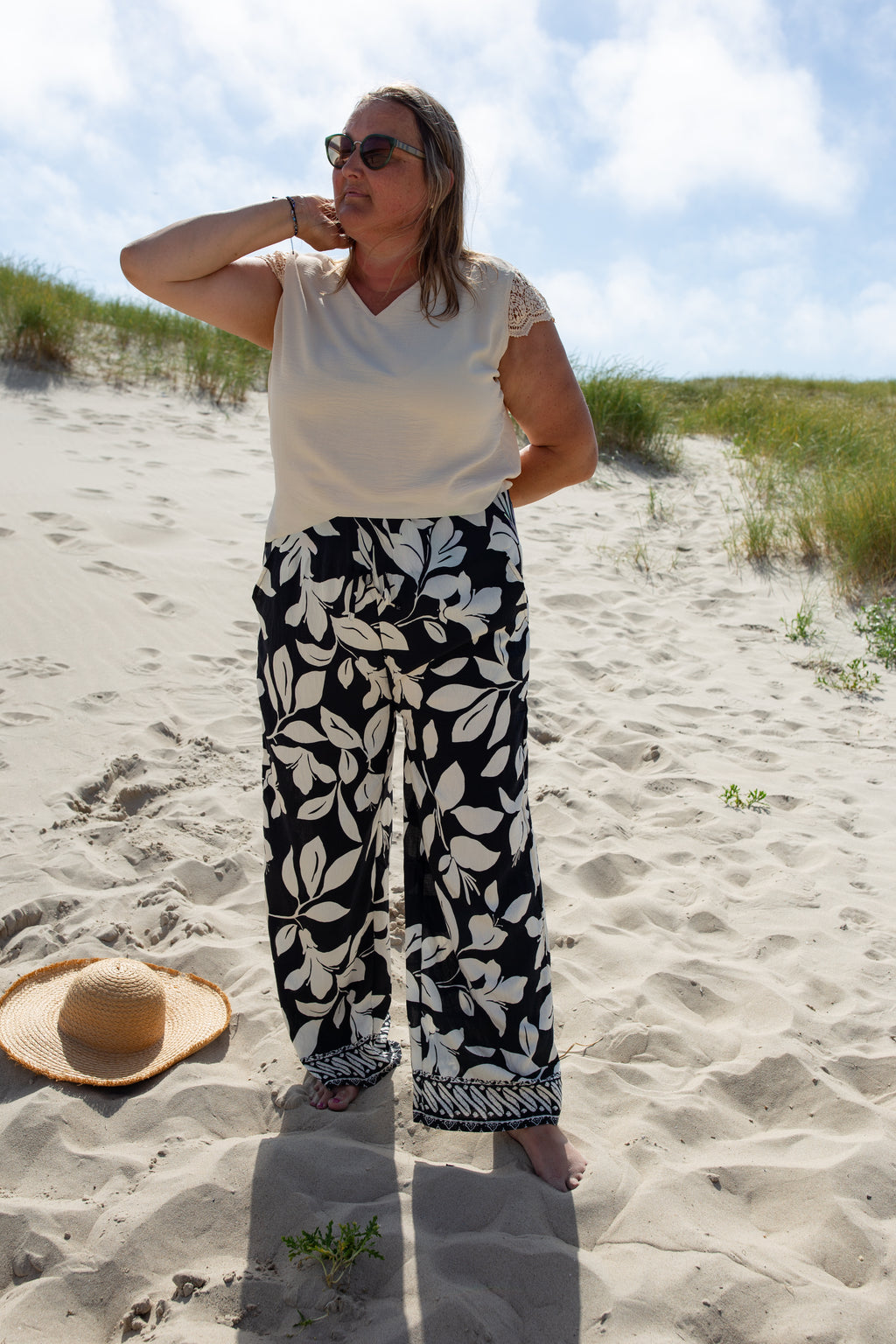 CHIARA NOIR _ Pantalon fluide