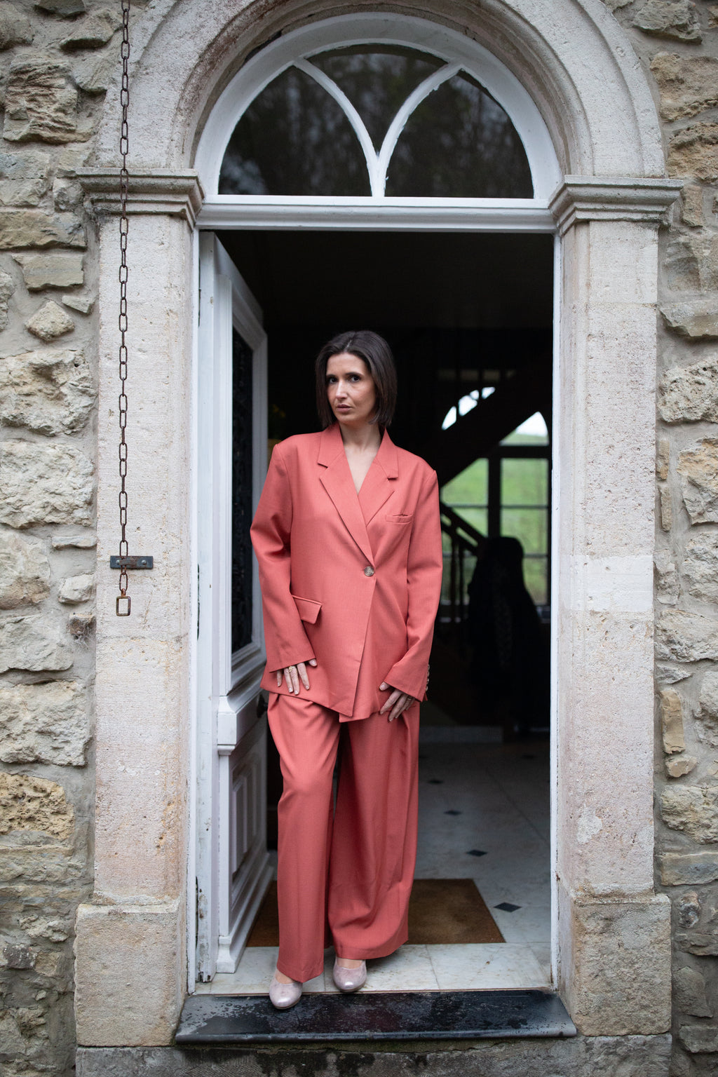 Pantalon Olivia _ Terracotta