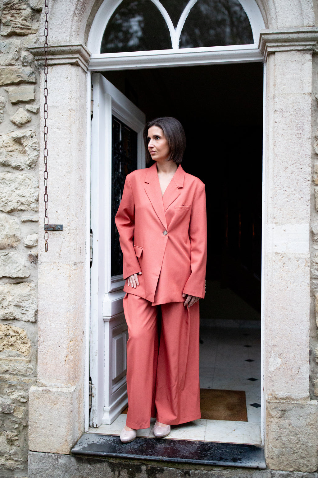 Pantalon Olivia _ Terracotta