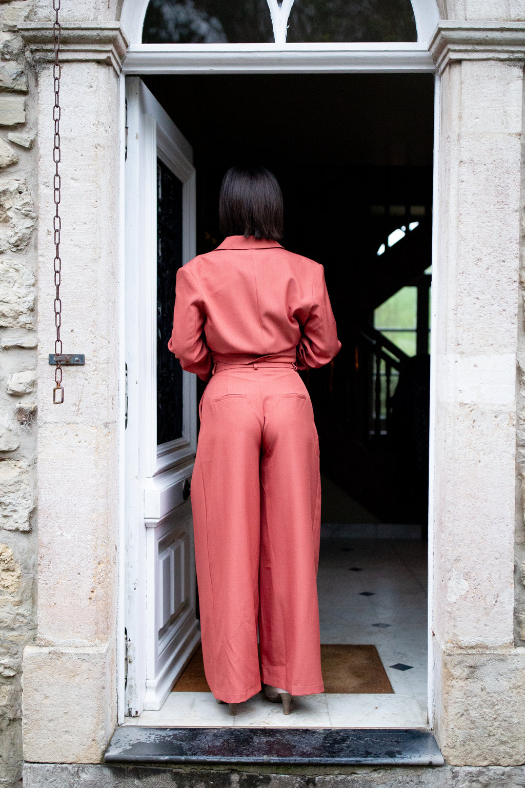 Pantalon Olivia _ Terracotta