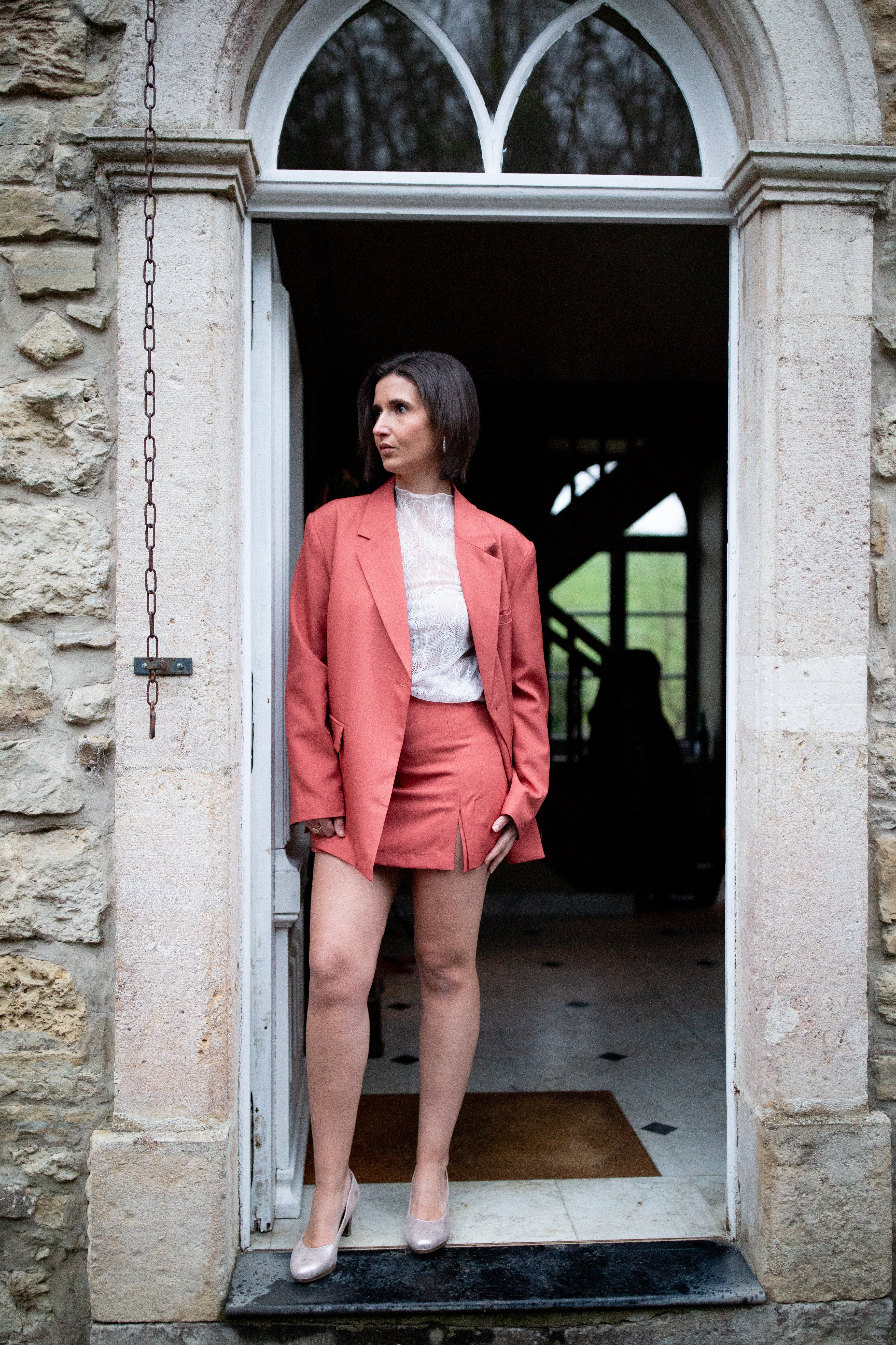 Jupe-short Olivia _ Terracotta