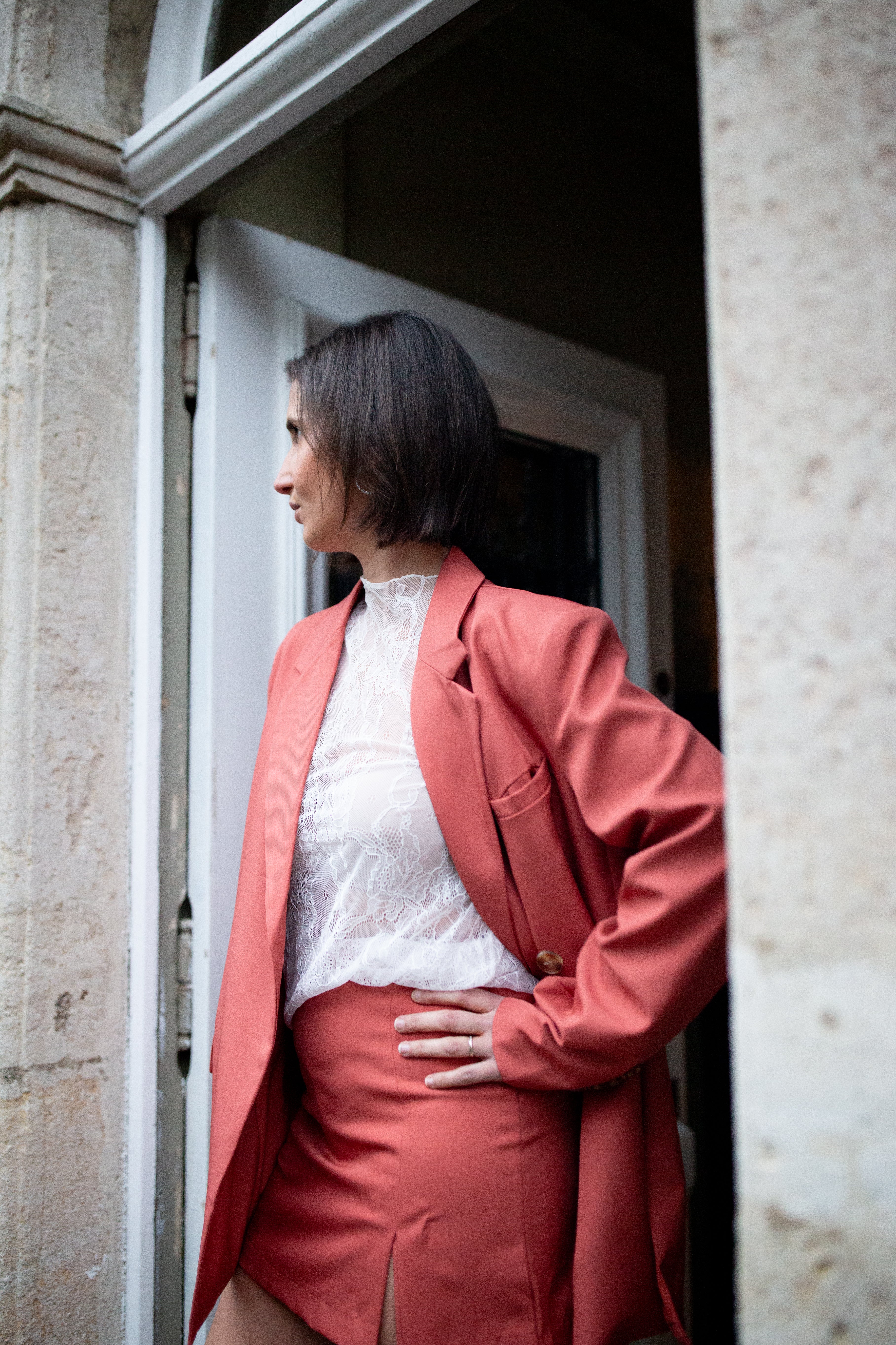 Jupe-short Olivia _ Terracotta