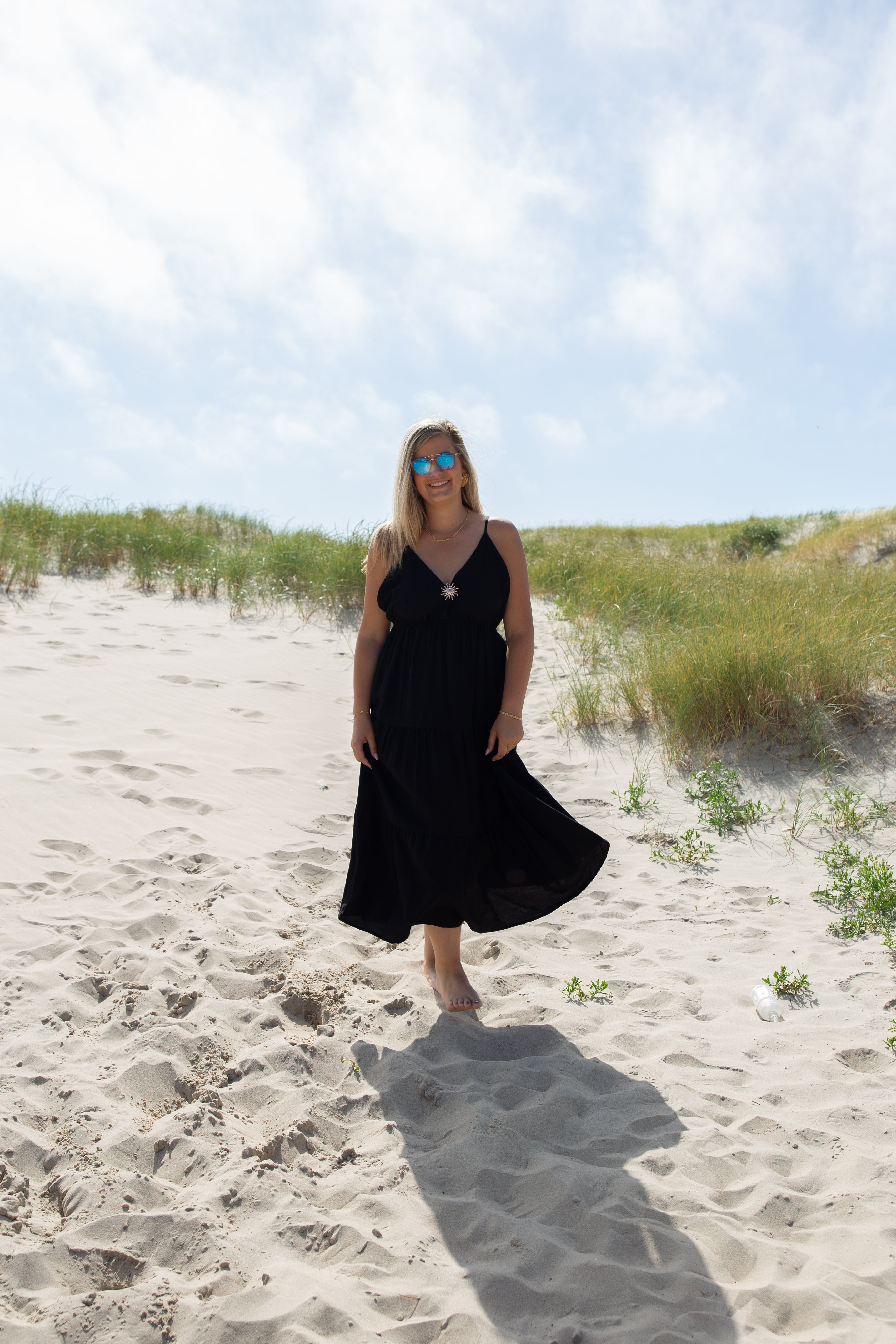 SÉLÈNE NOIR _ Robe Soleil