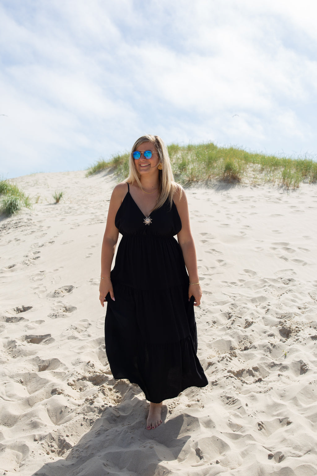 SÉLÈNE NOIR _ Robe Soleil