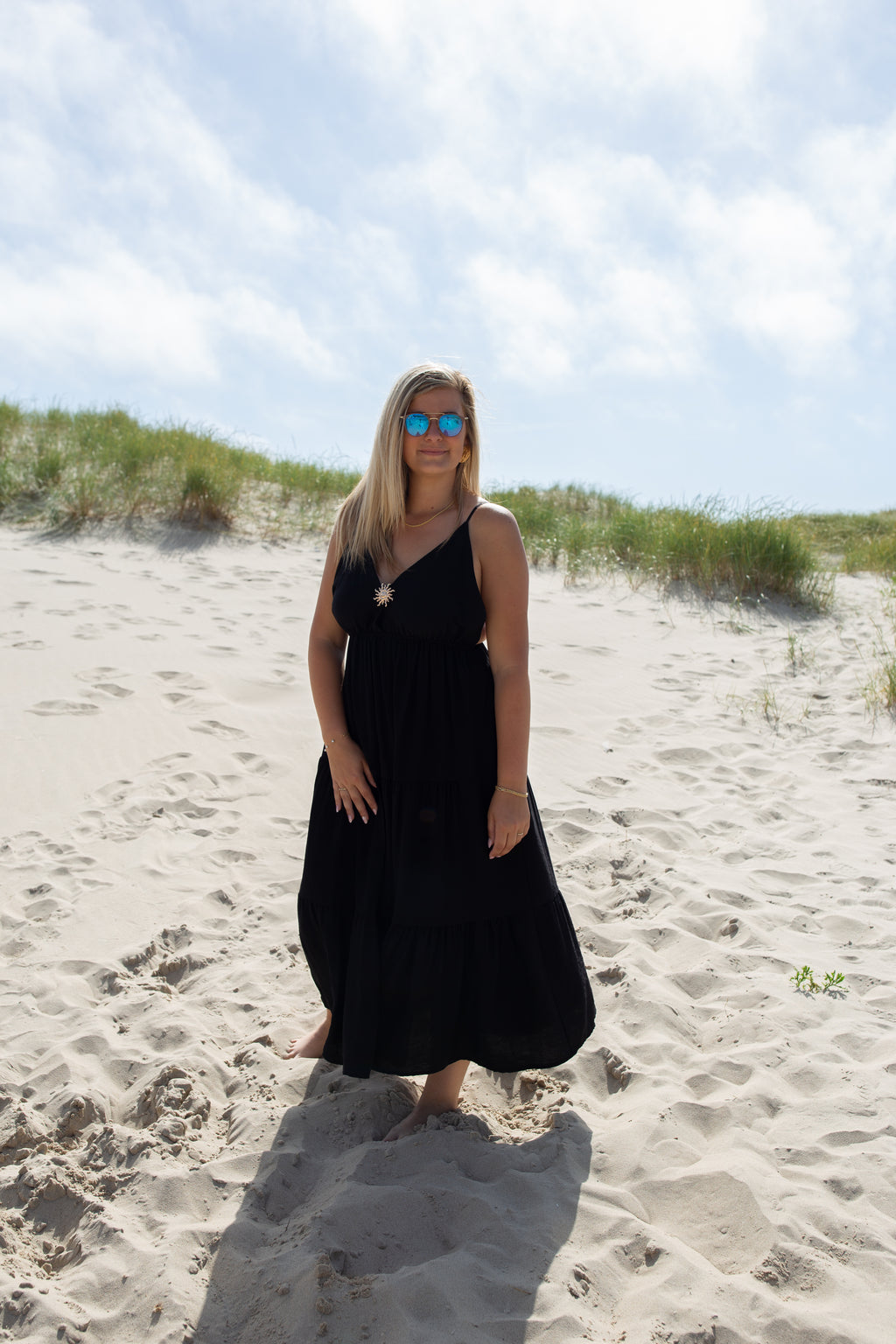 SÉLÈNE NOIR _ Robe Soleil