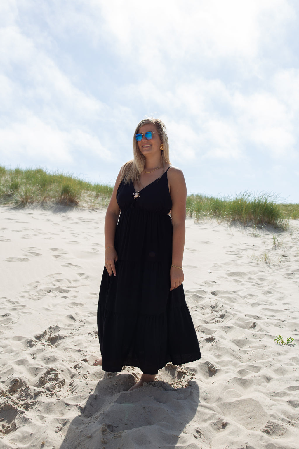 SÉLÈNE NOIR _ Robe Soleil