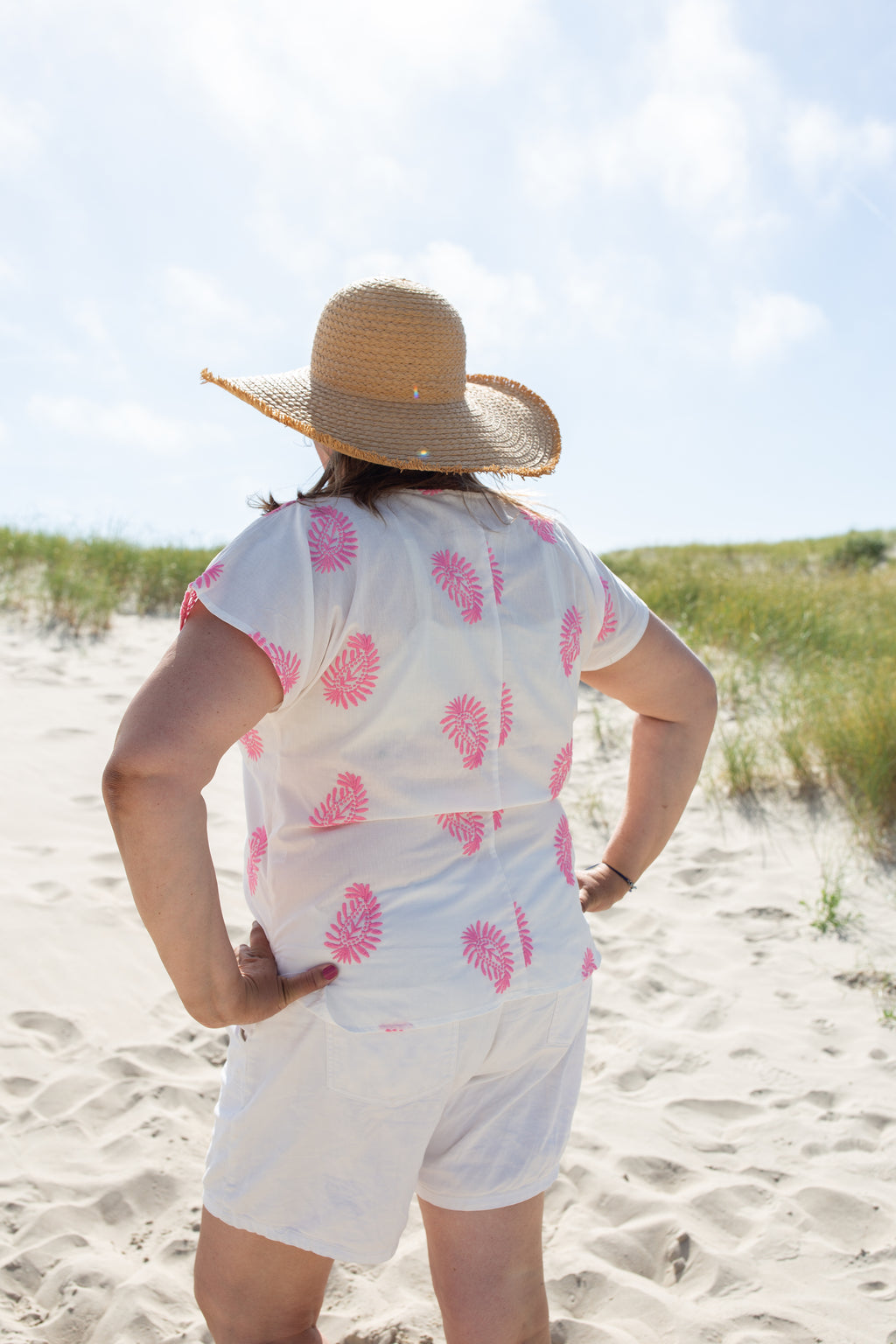 ROMA ROSE _ Blouse Brodée