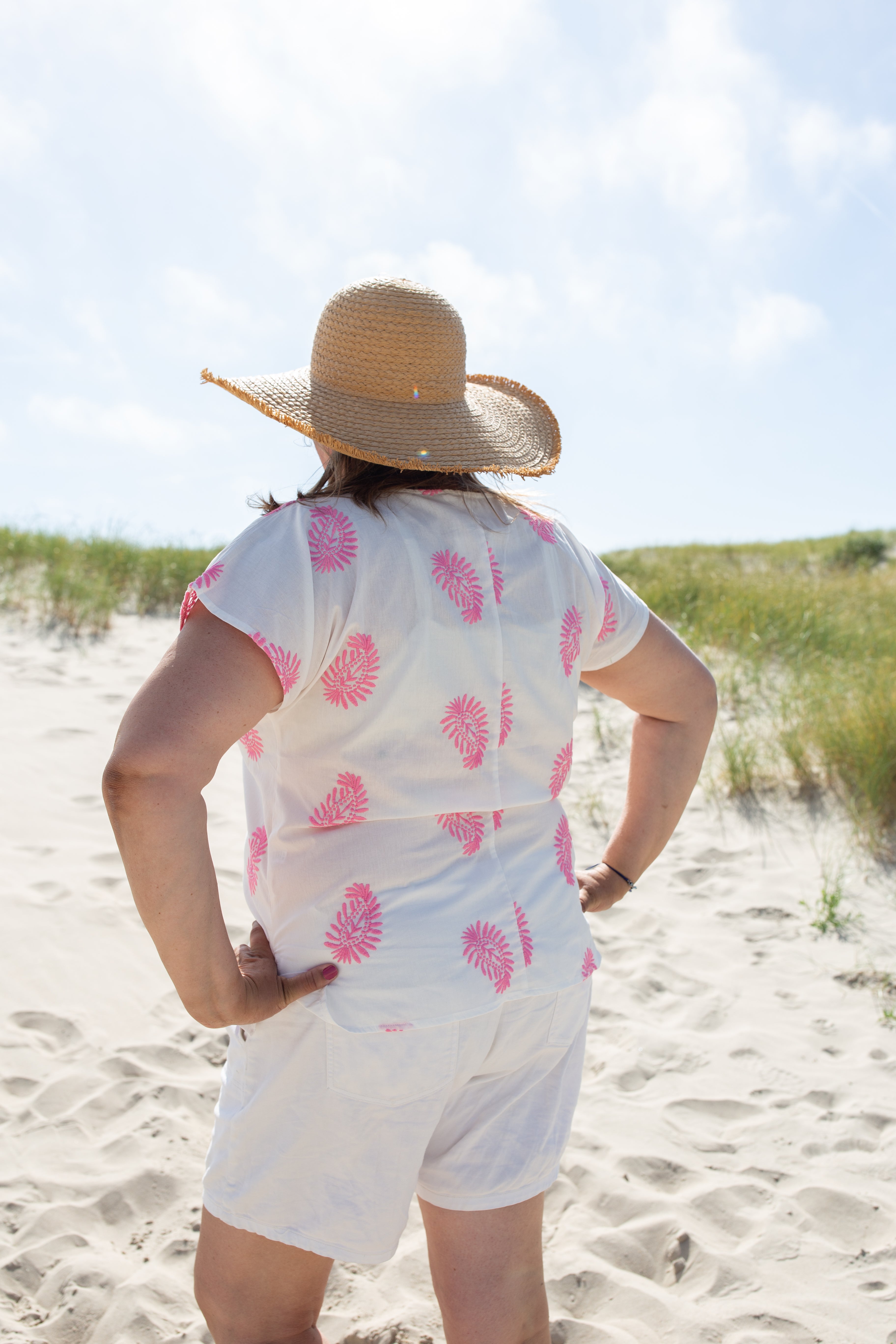 ROMA ROSE _ Blouse Brodée
