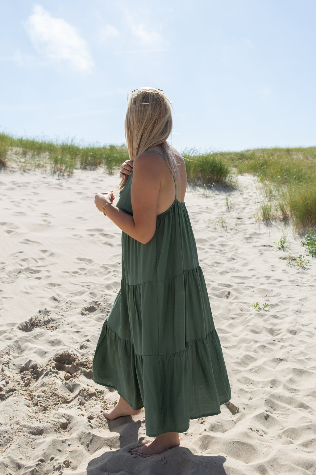 SÉLÈNE KAKI _ Robe Soleil