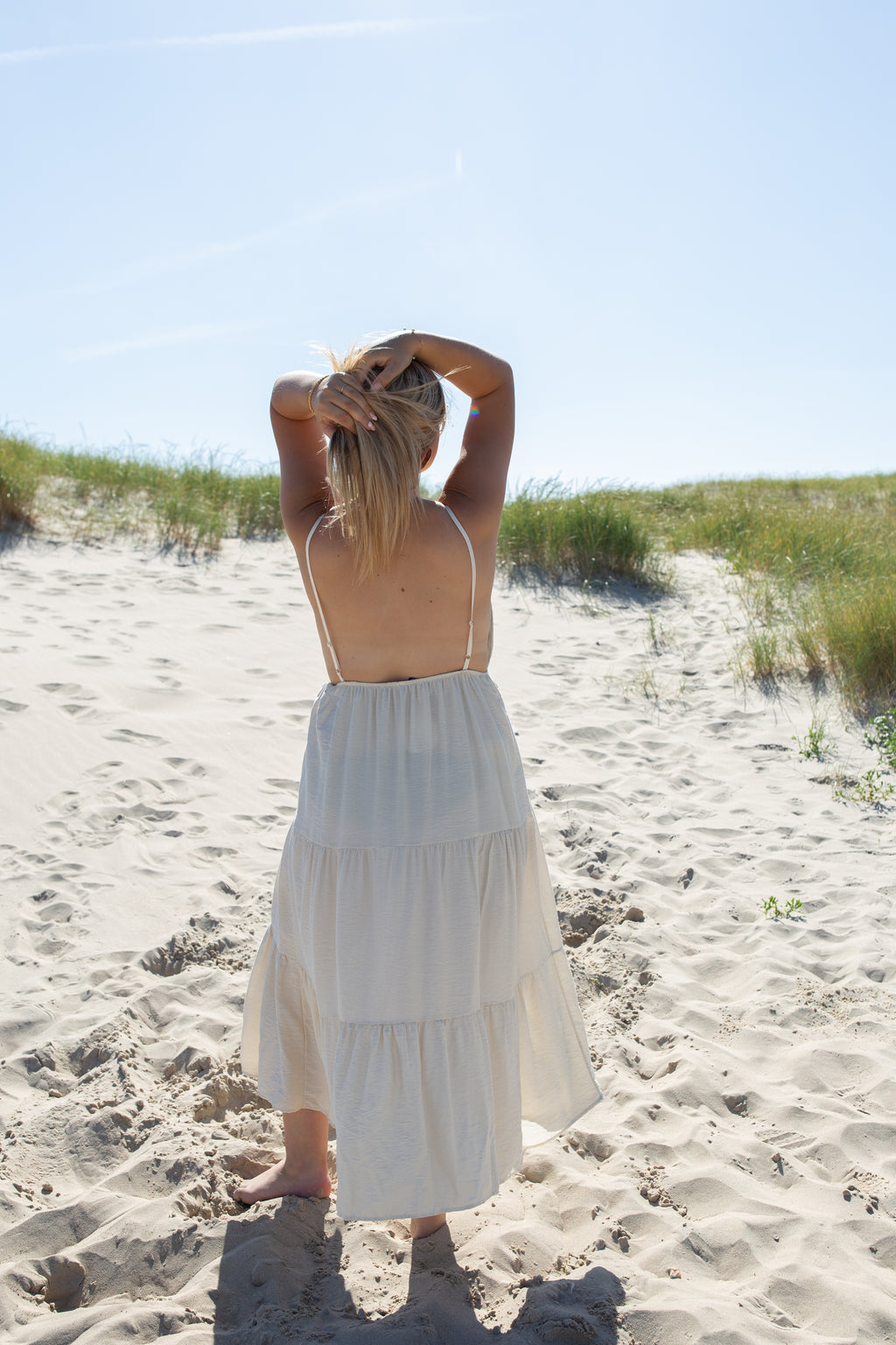 SÉLÈNE BEIGE _ Robe Soleil