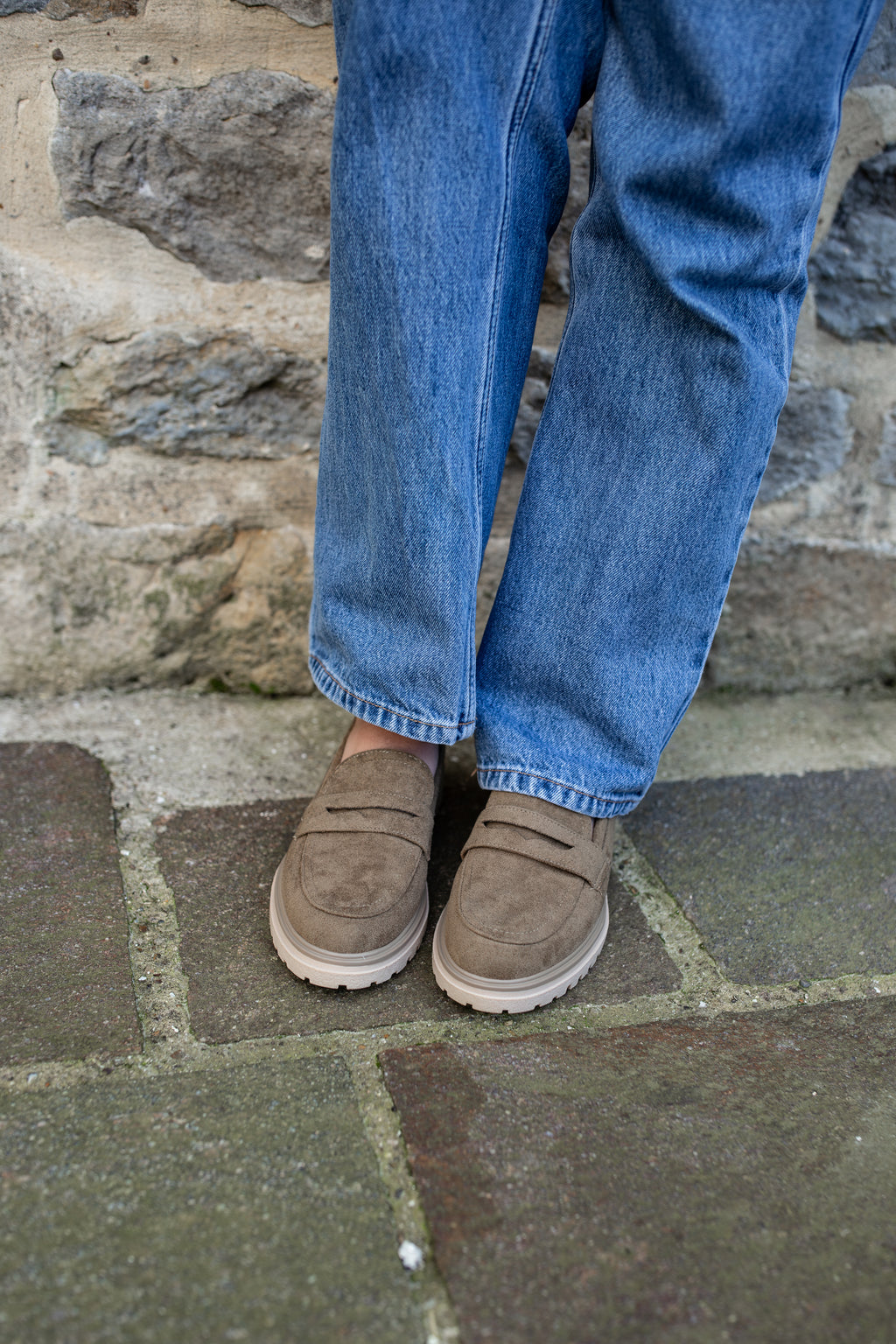 Mocassins Galets verts