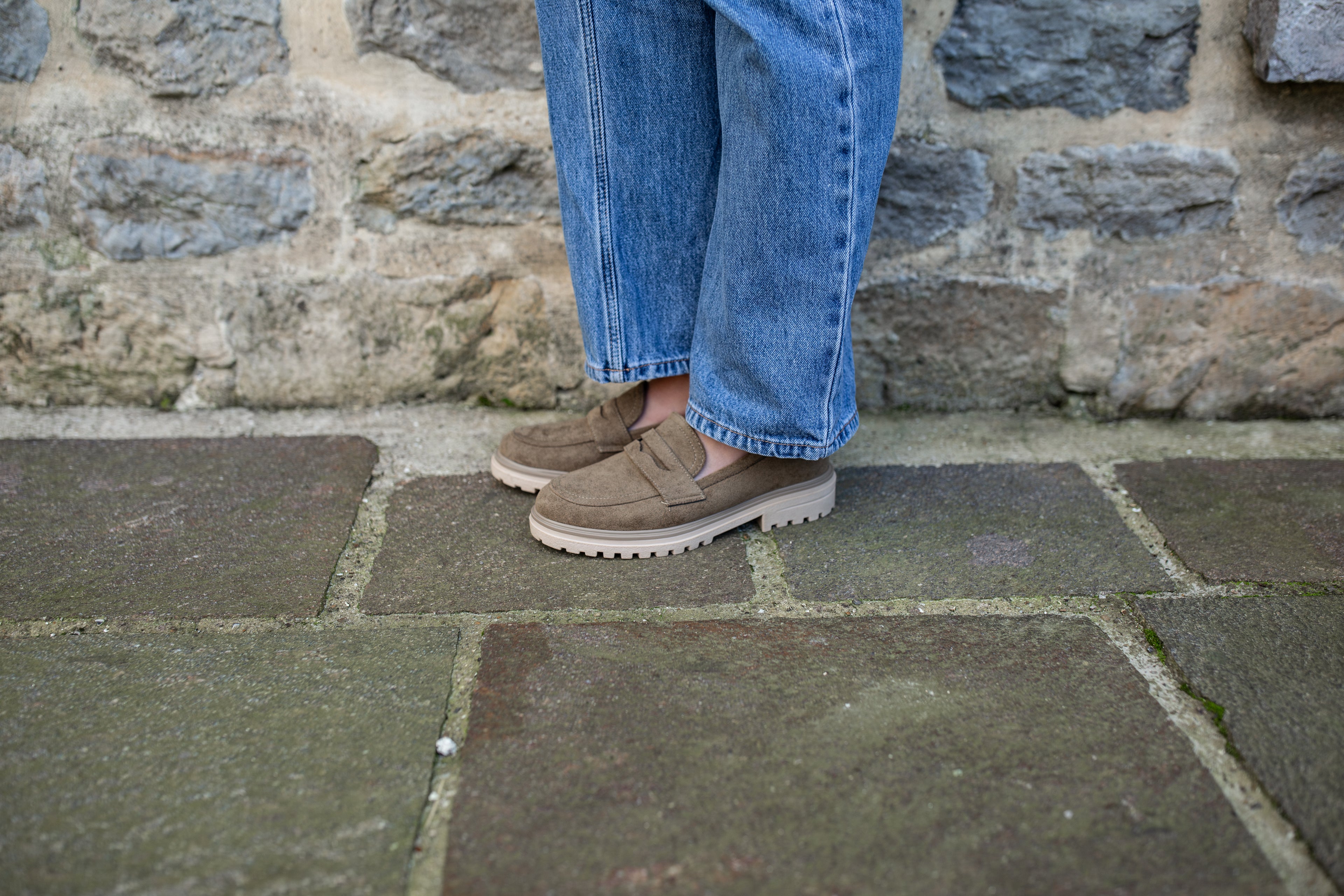Mocassins Galets verts