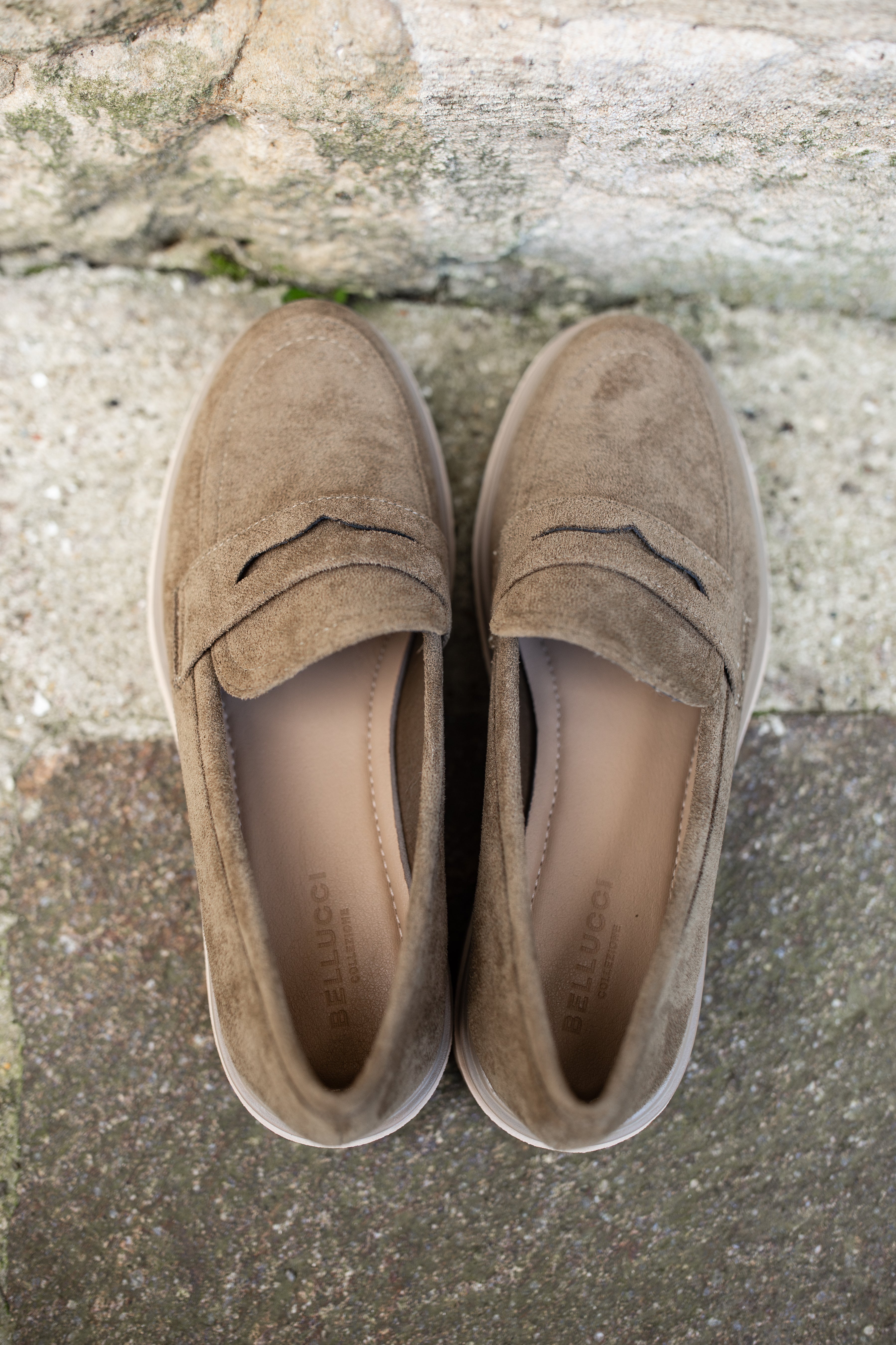 Mocassins Galets verts
