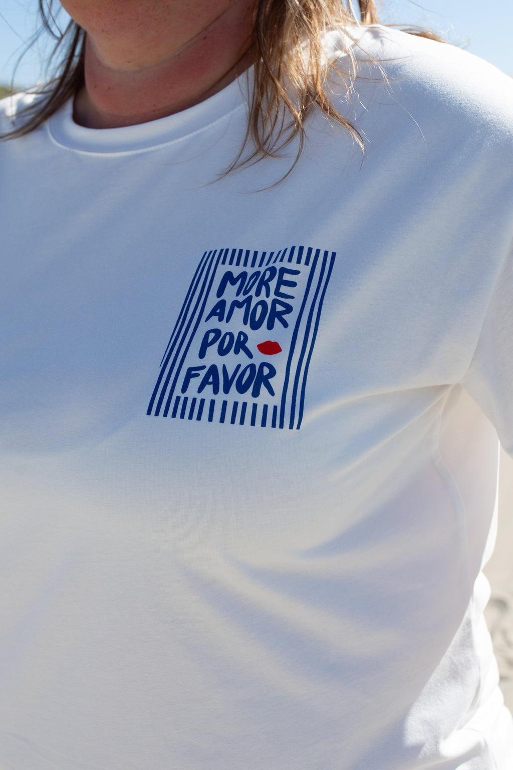AMOR BLEU _ T-Shirt Imprimé