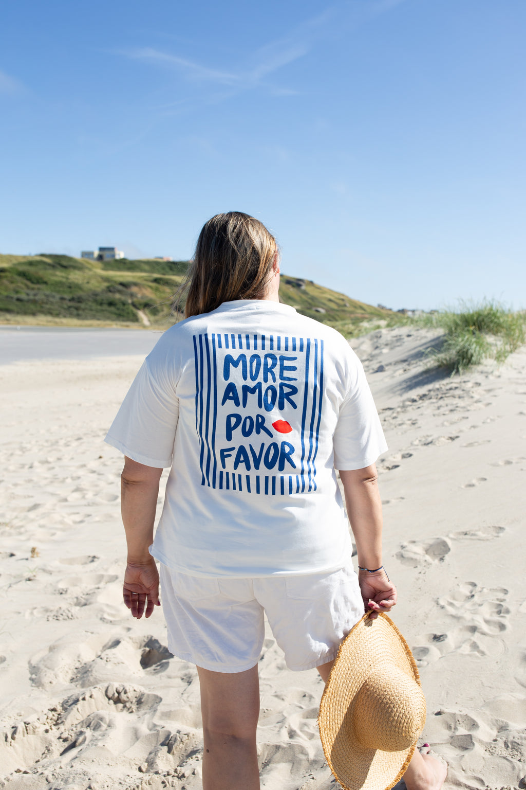 AMOR BLEU _ T-Shirt Imprimé