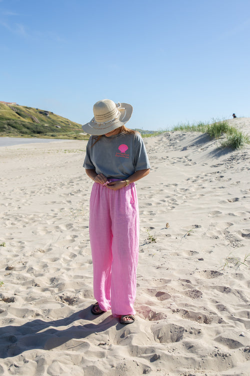 AMBRE ROSE _ Pantalon en lin