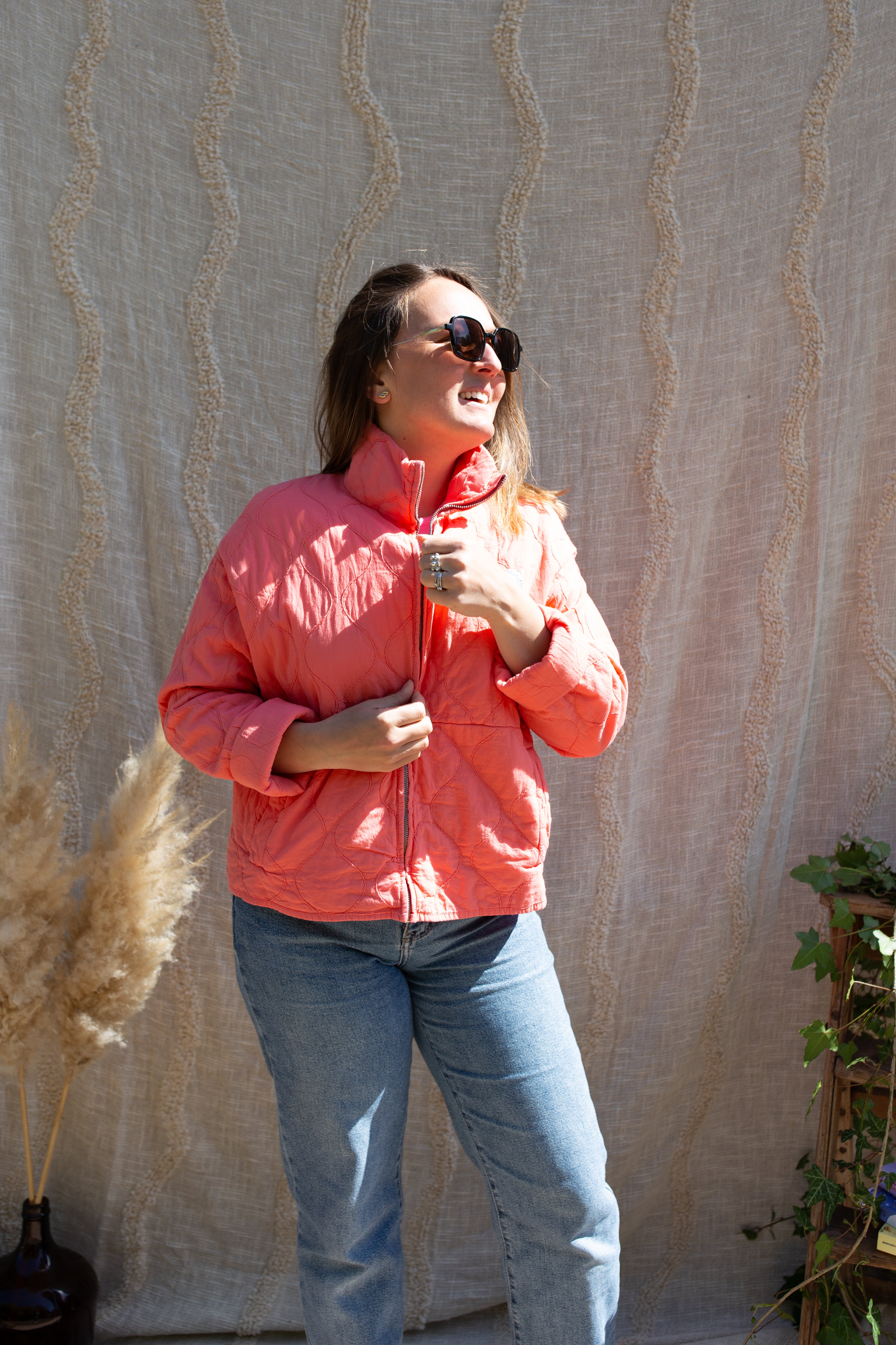 Veste Sélène _ Corail