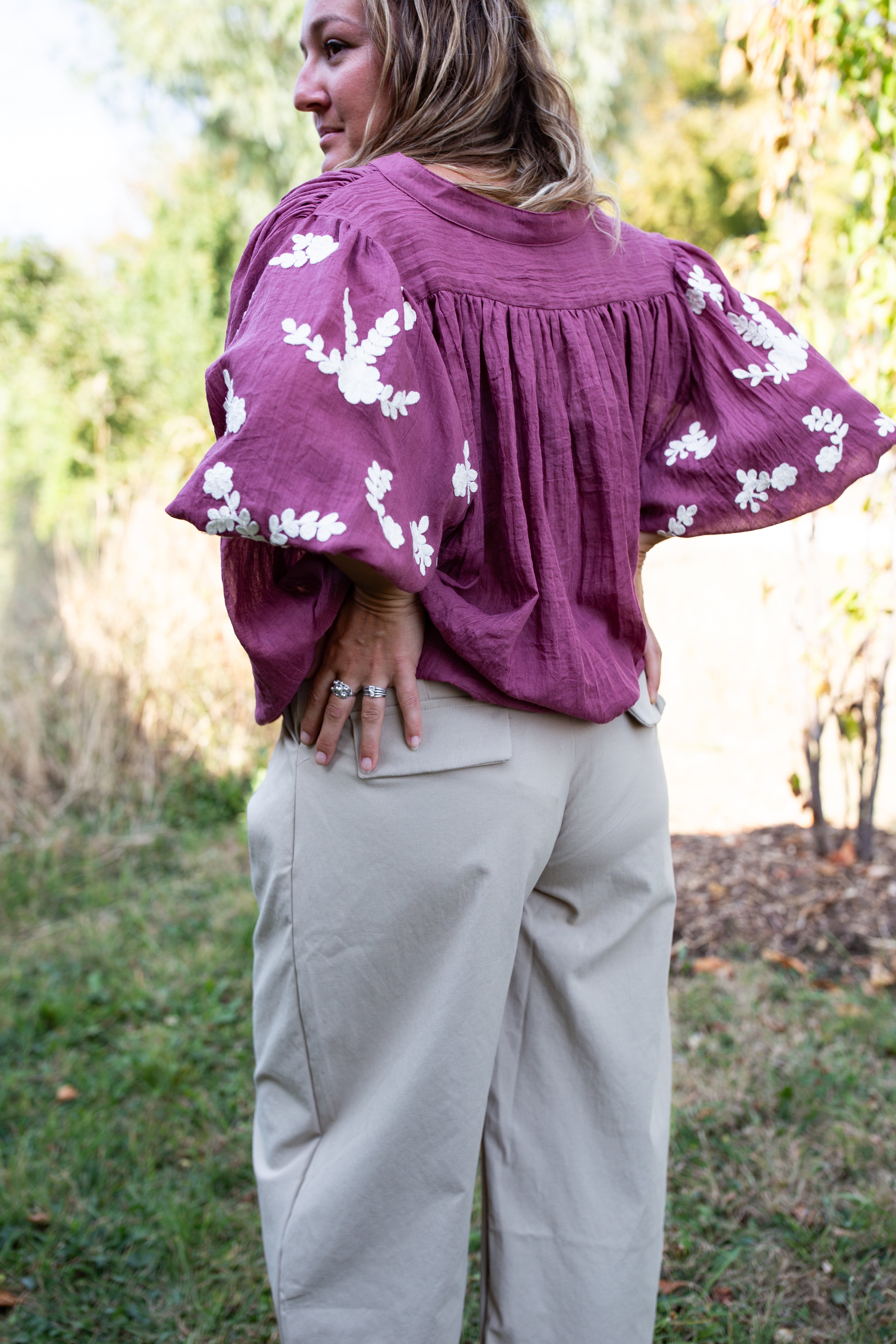 PARIS BEIGE _ Pantalon à pinces