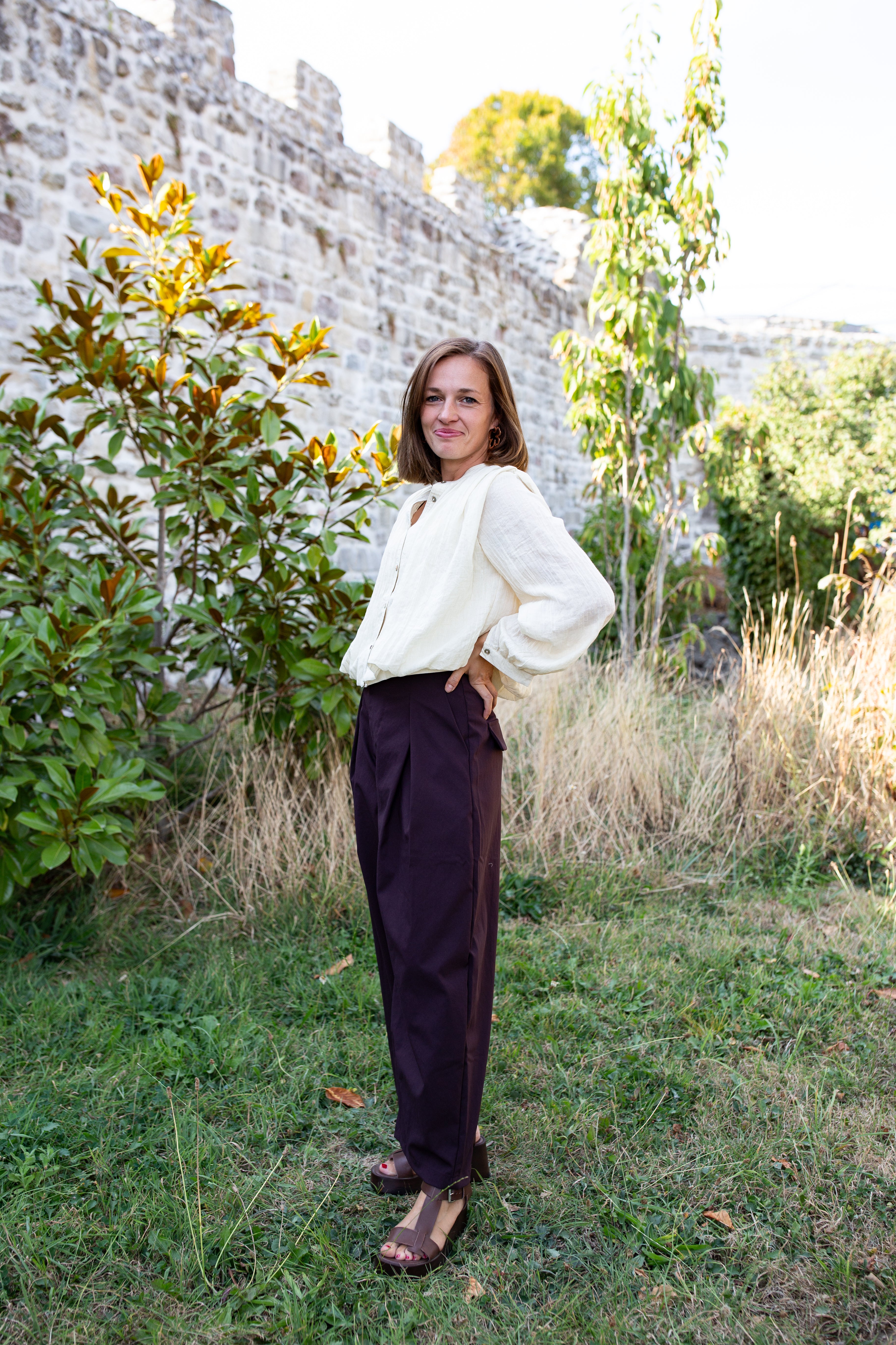 PARIS PRUNE _ Pantalon à pinces