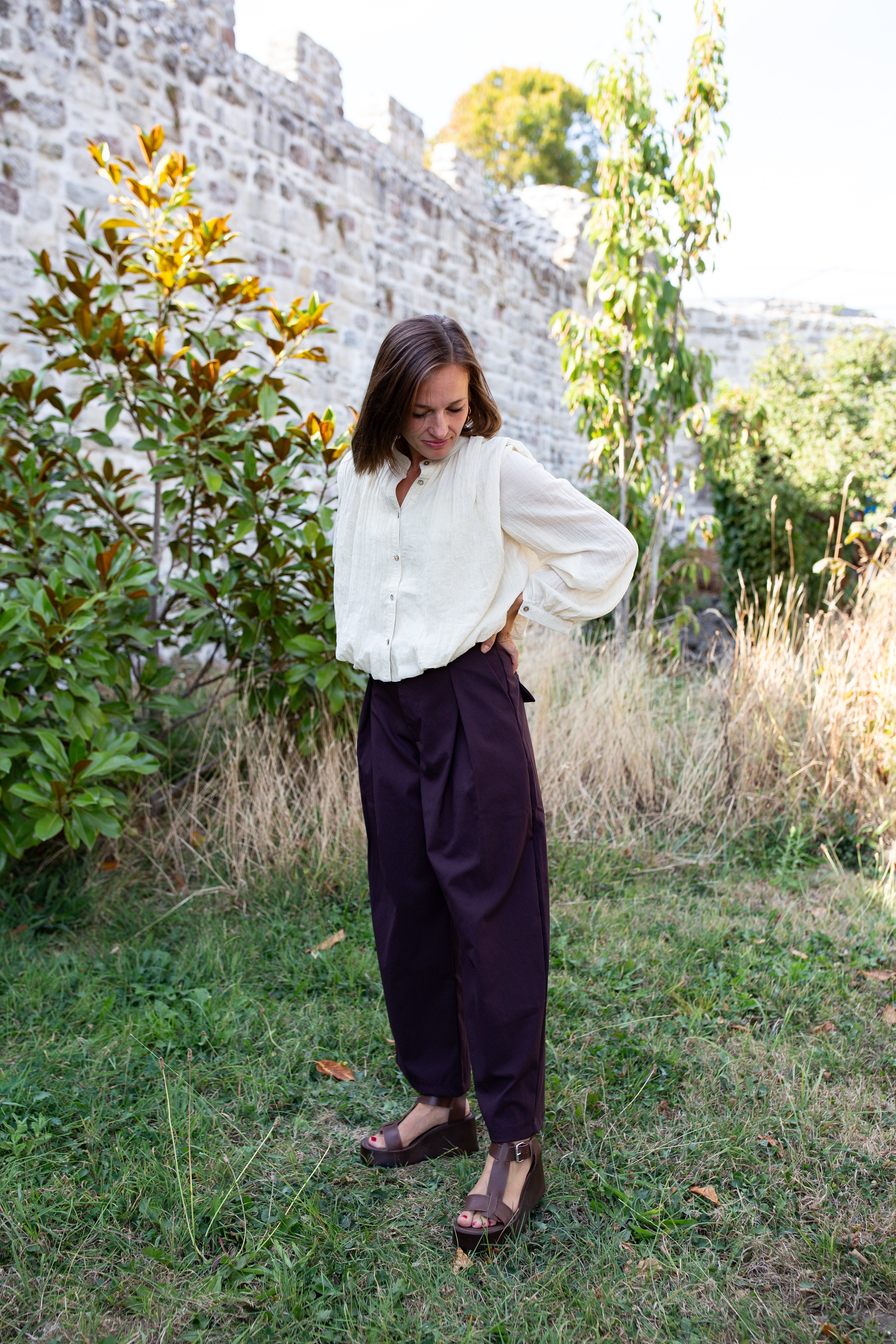 PARIS PRUNE _ Pantalon à pinces