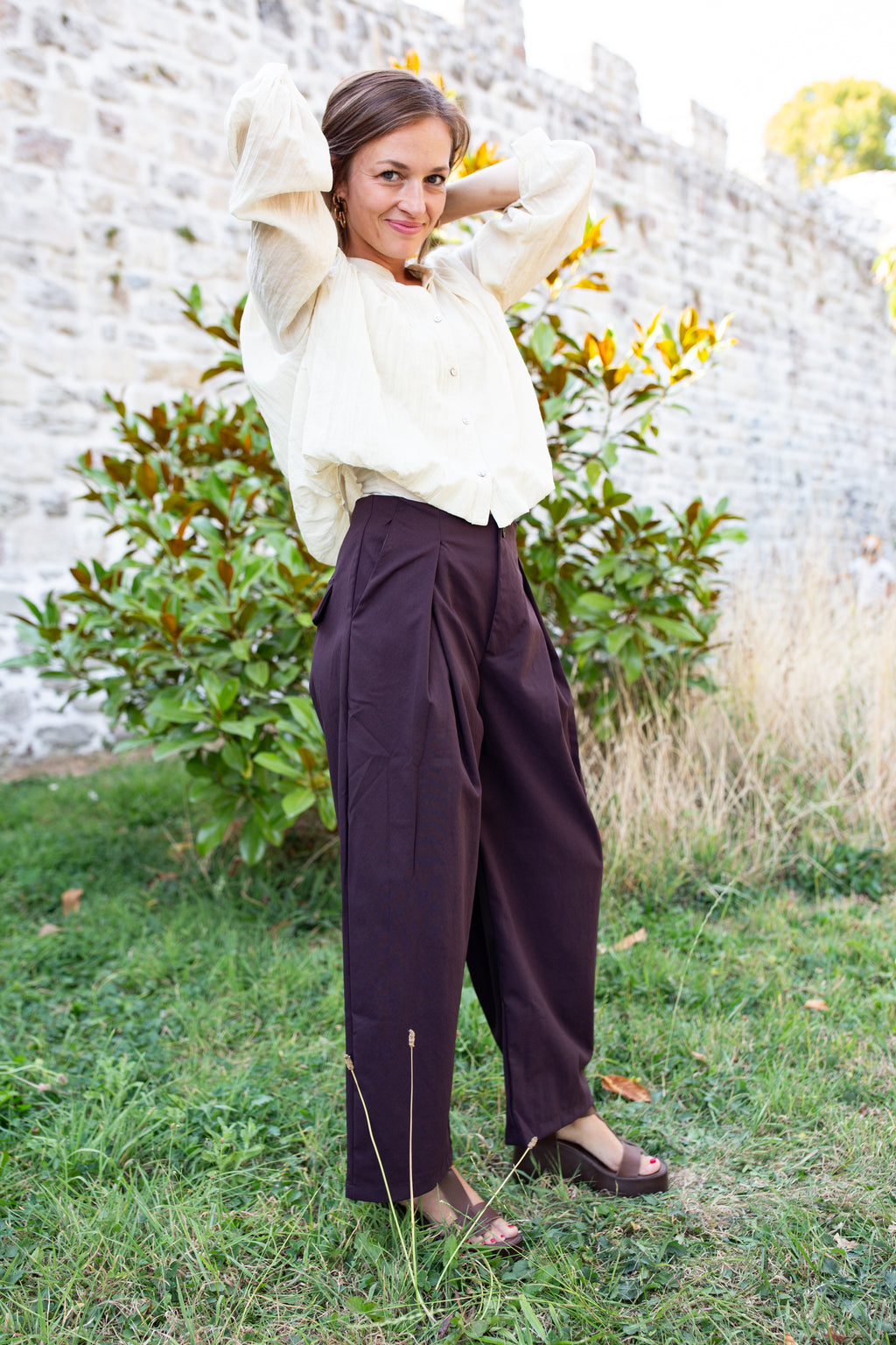 PARIS PRUNE _ Pantalon à pinces