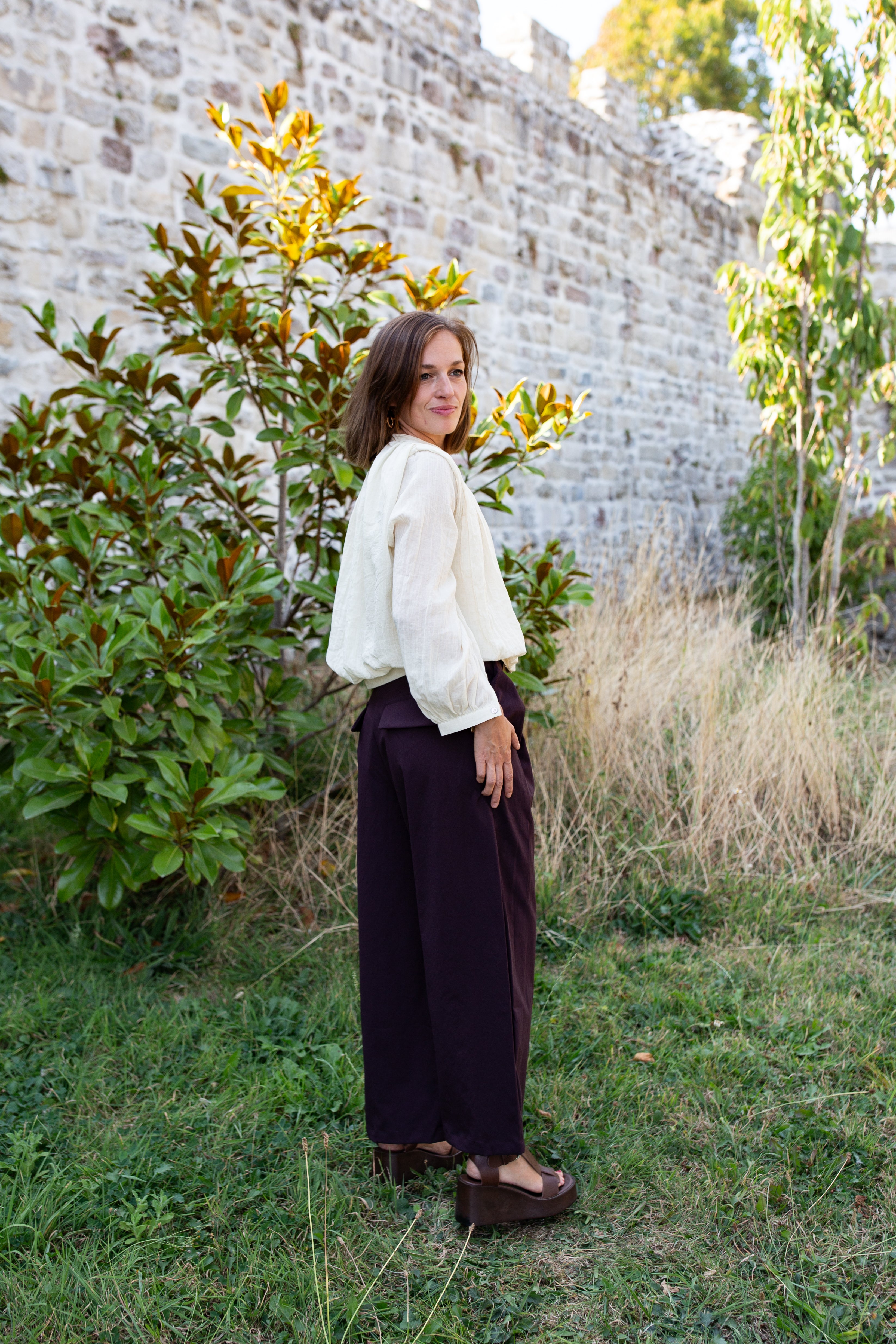 PARIS PRUNE _ Pantalon à pinces