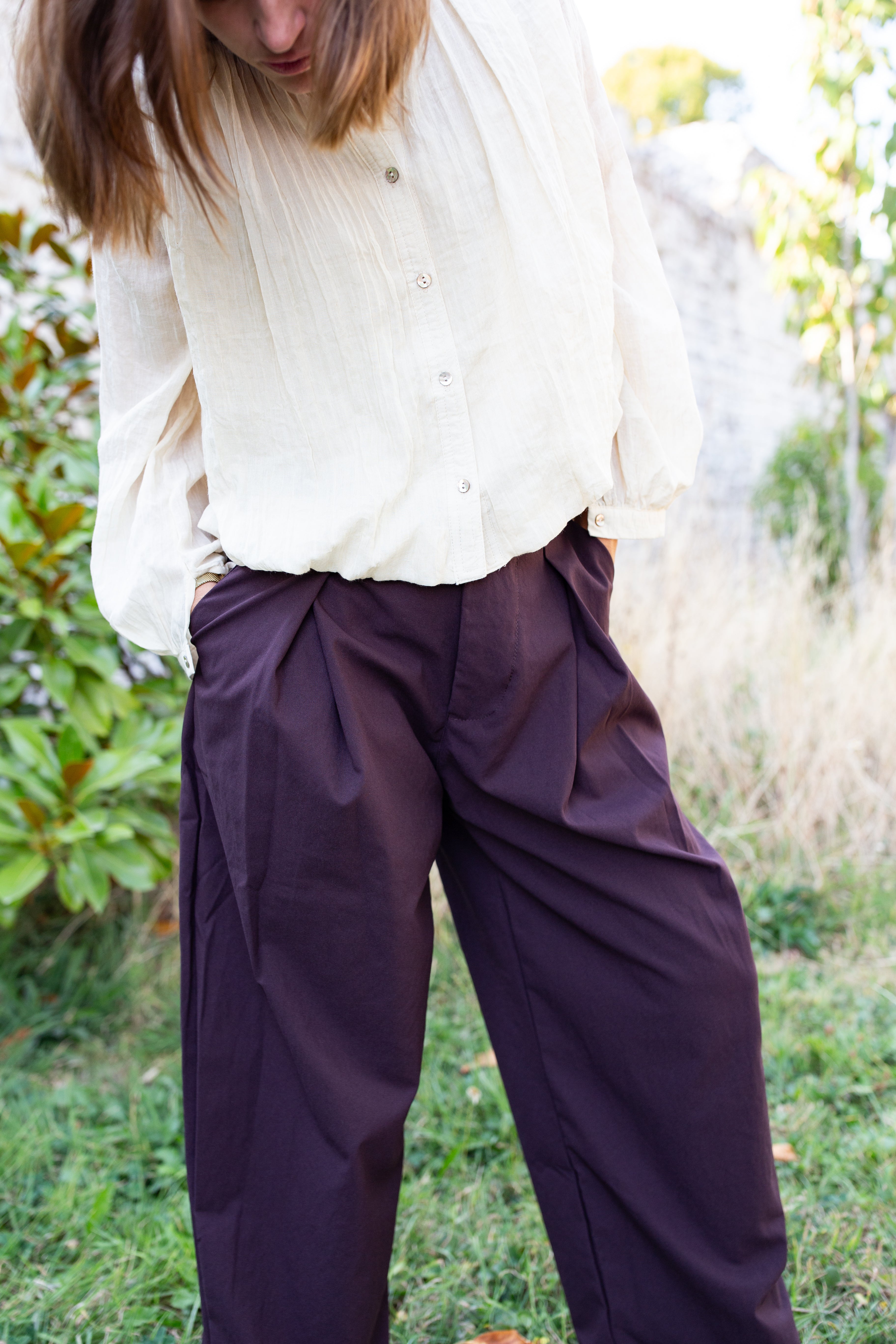 PARIS PRUNE _ Pantalon à pinces