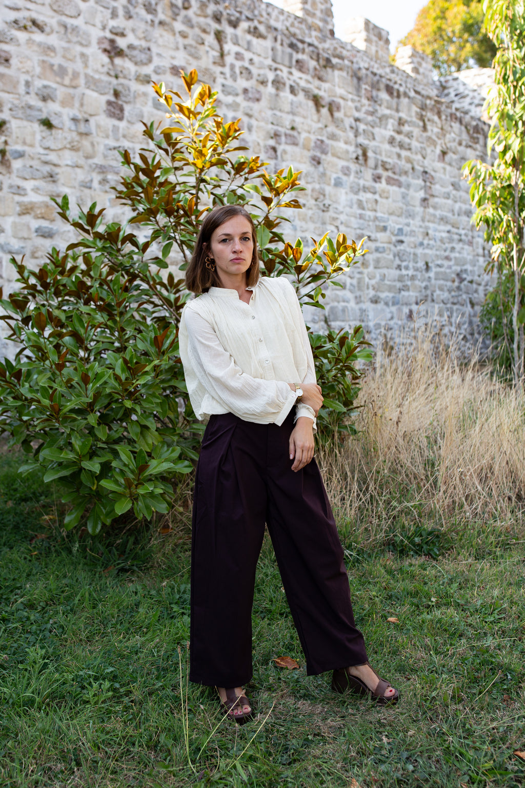 PARIS PRUNE _ Pantalon à pinces