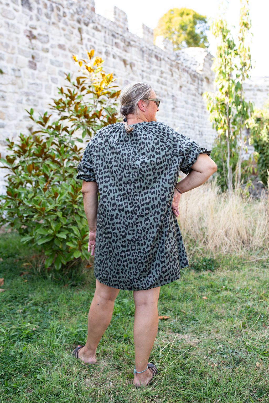SAUVAGE VERTE _ Robe léopard