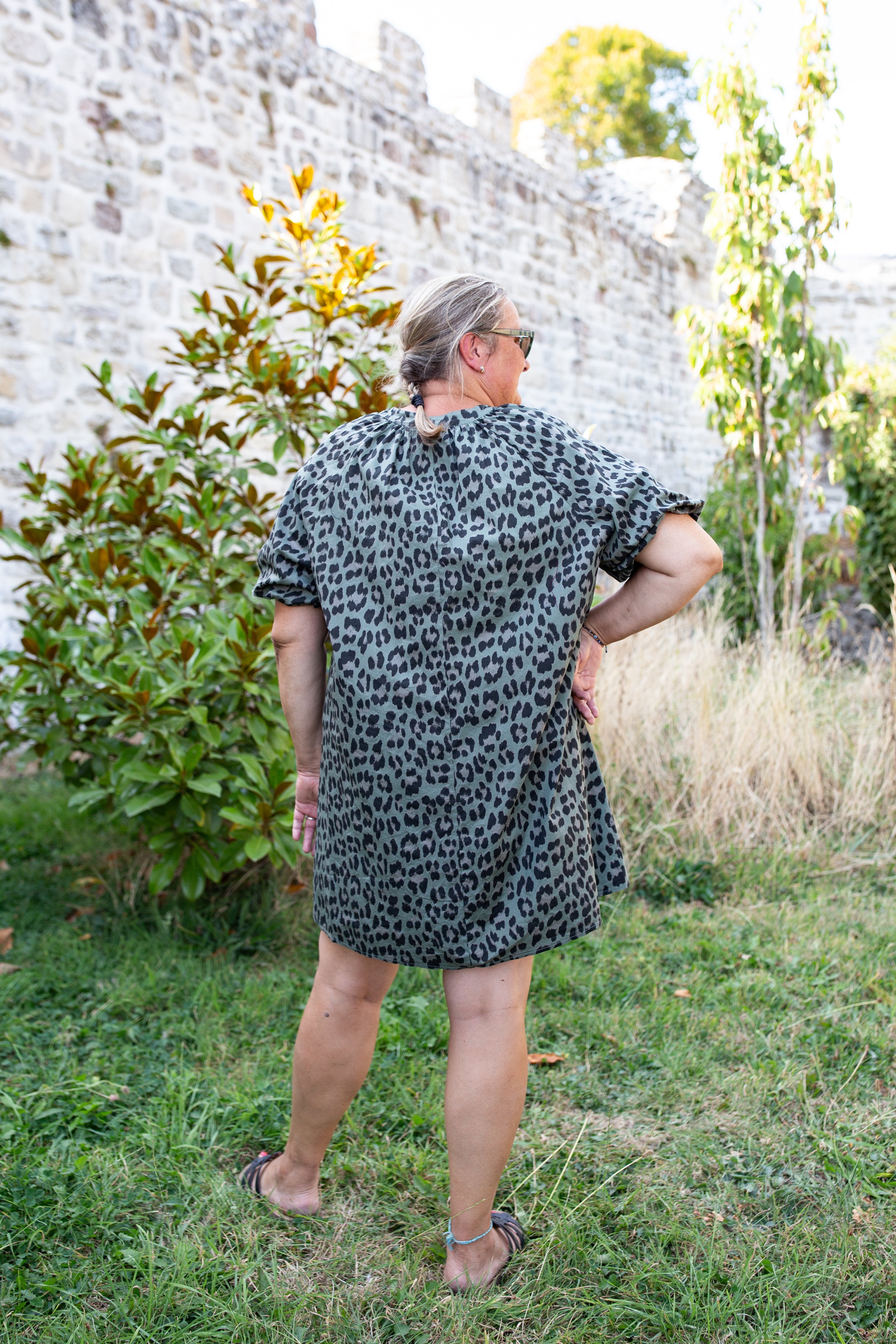 SAUVAGE VERTE _ Robe léopard