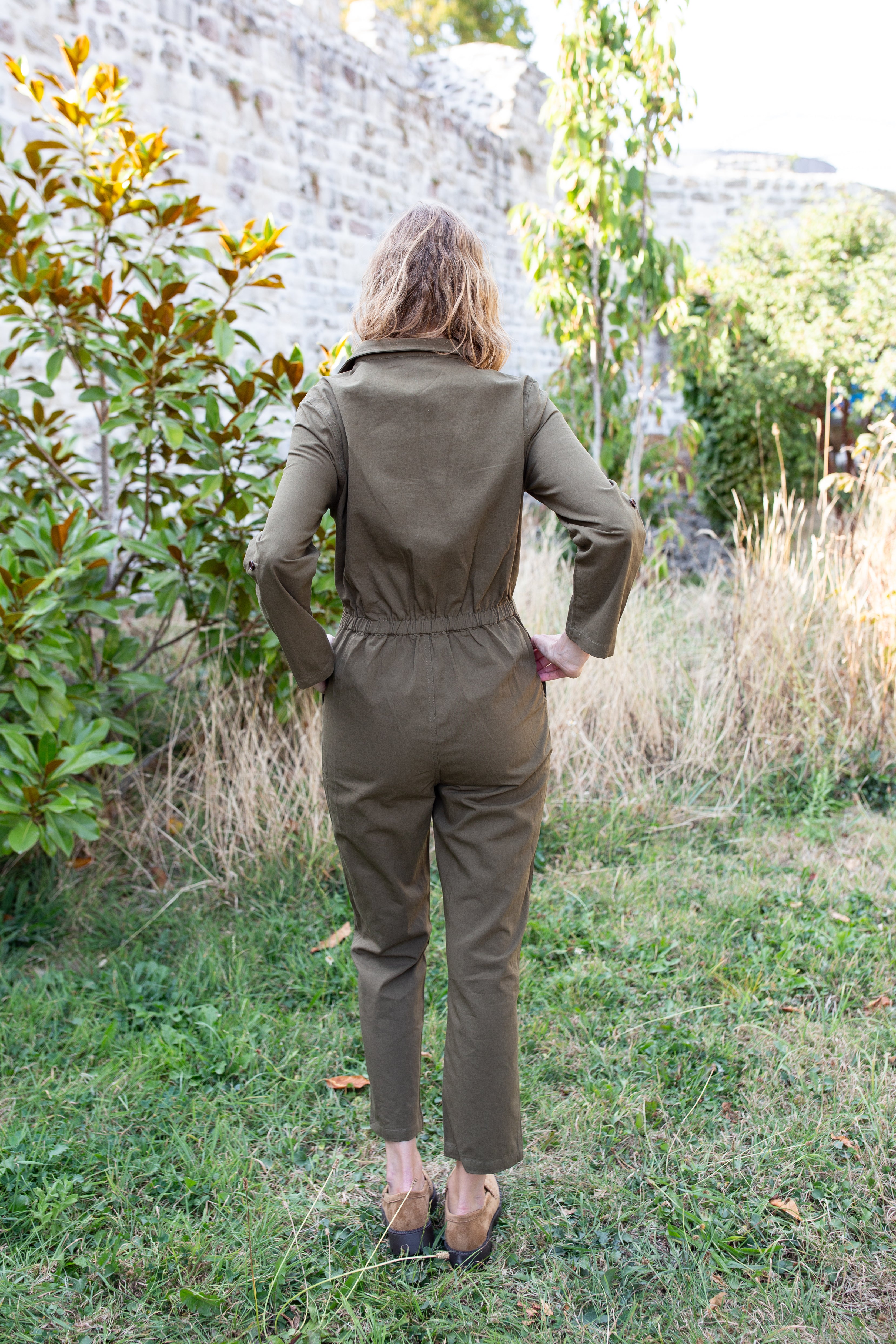 JULIETTE Kaki _ Combinaison pantalon