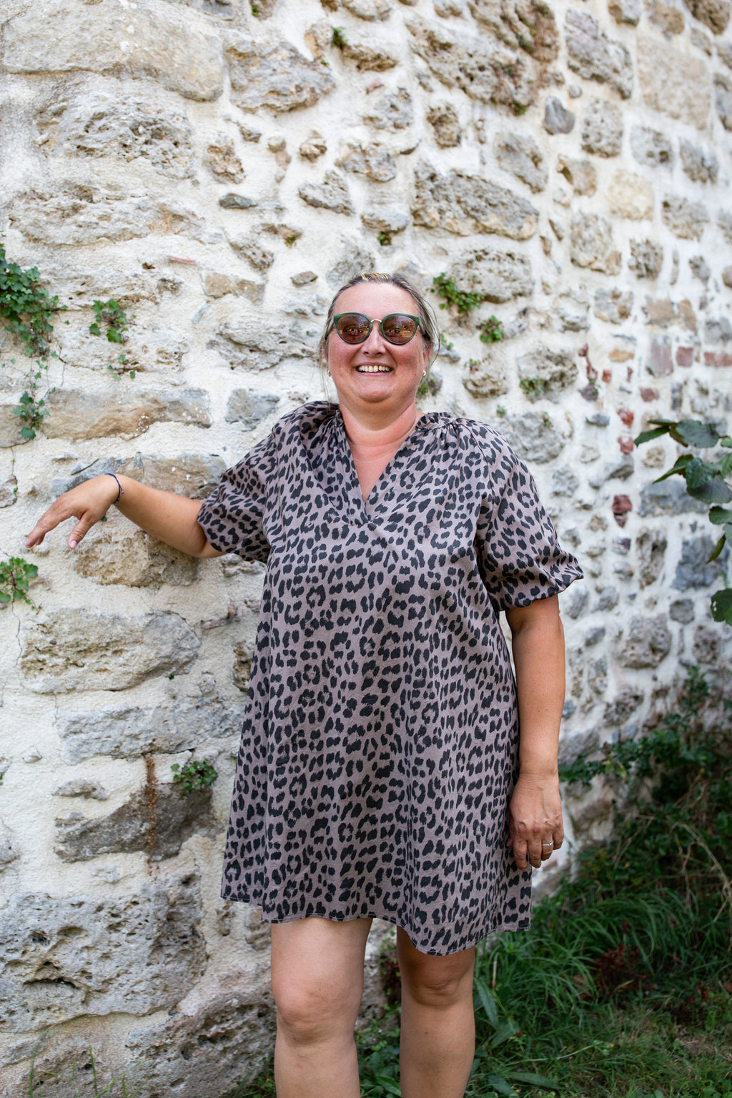 SAUVAGE CHOCOLAT _ Robe léopard