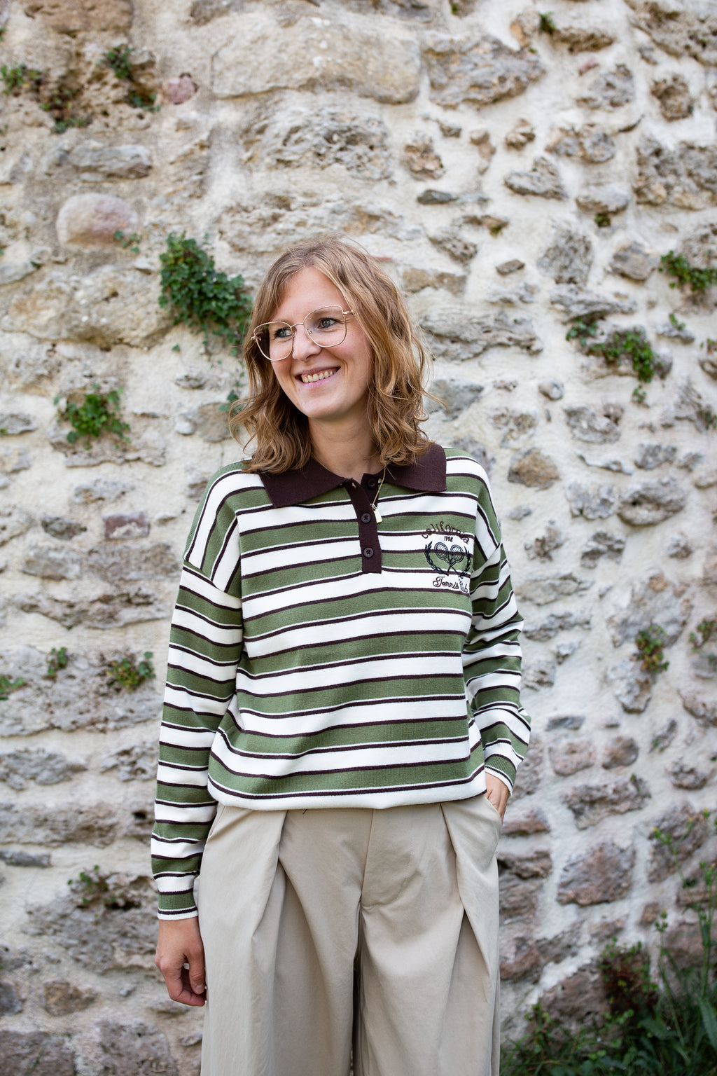 MADISON VERT _ Pull polo