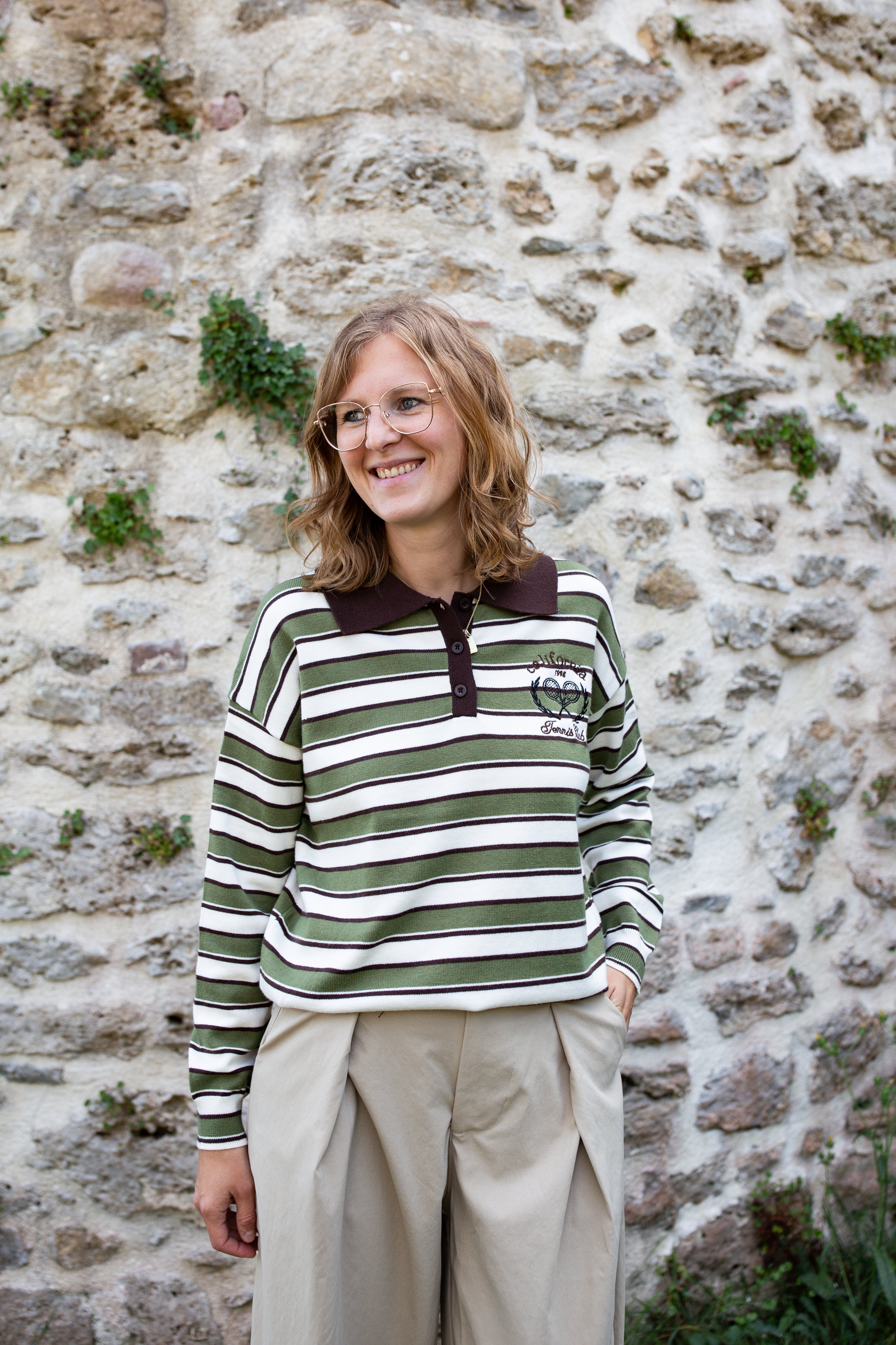 MADISON VERT _ Pull polo