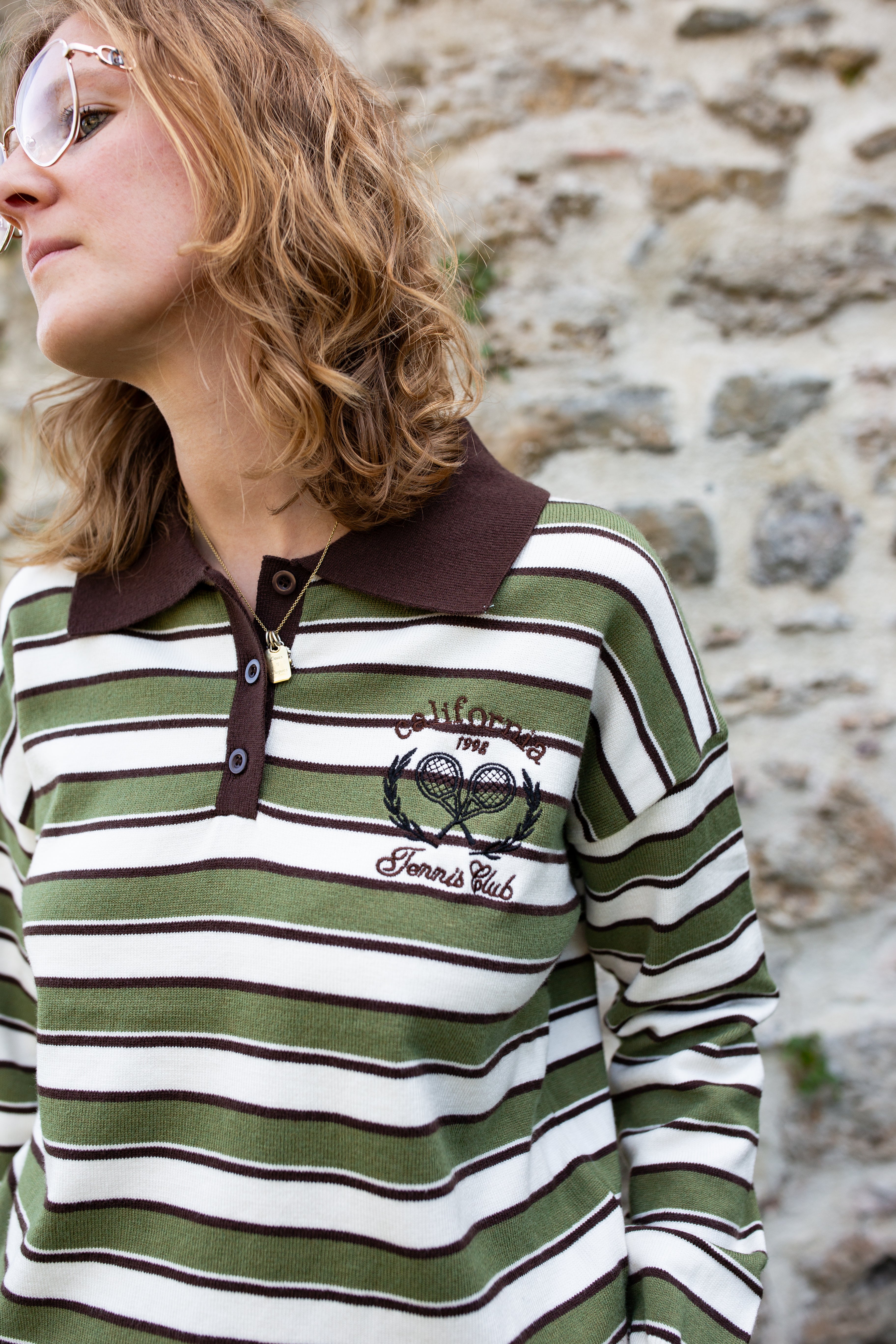 MADISON VERT _ Pull polo