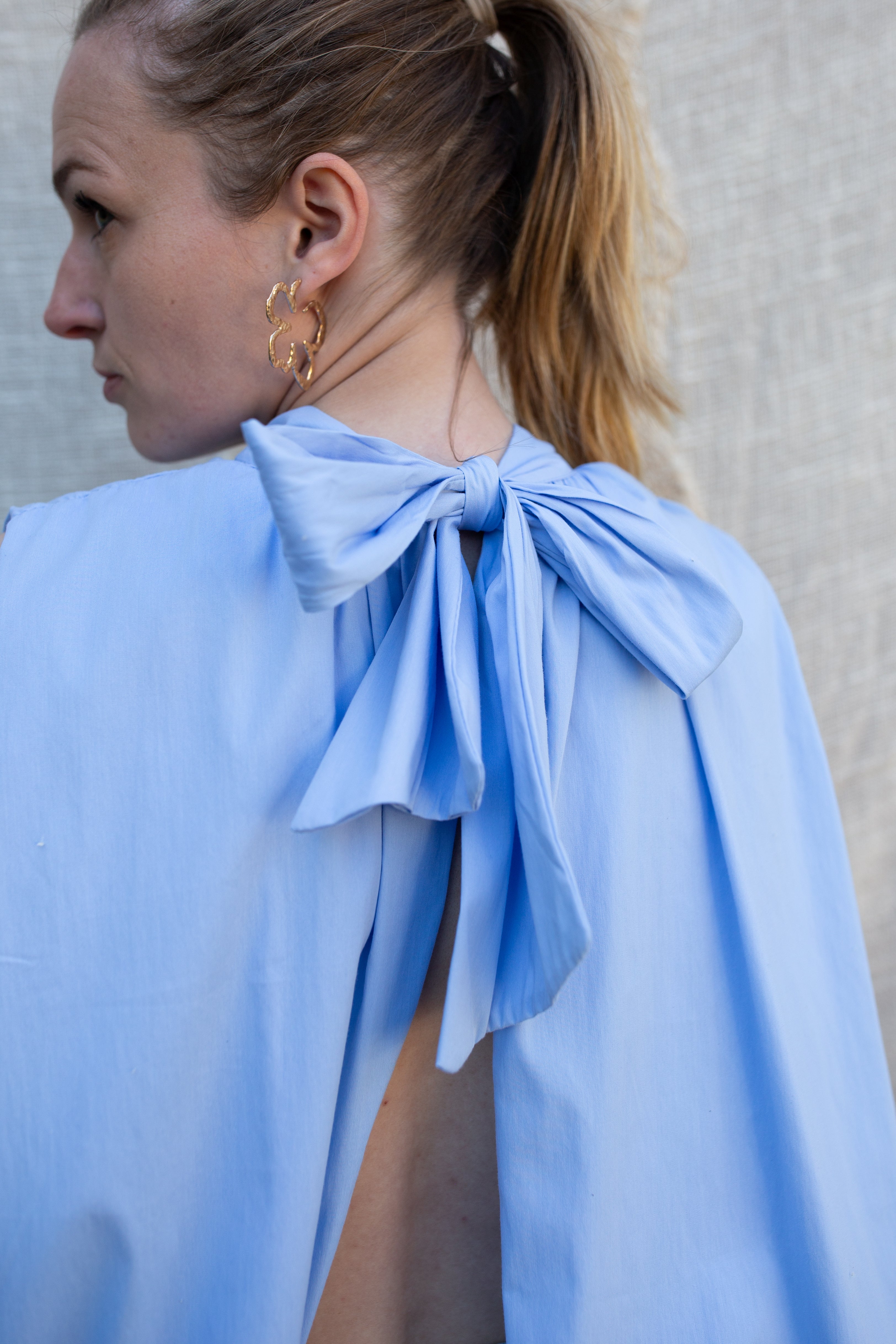 Blouse Alba _ Bleue
