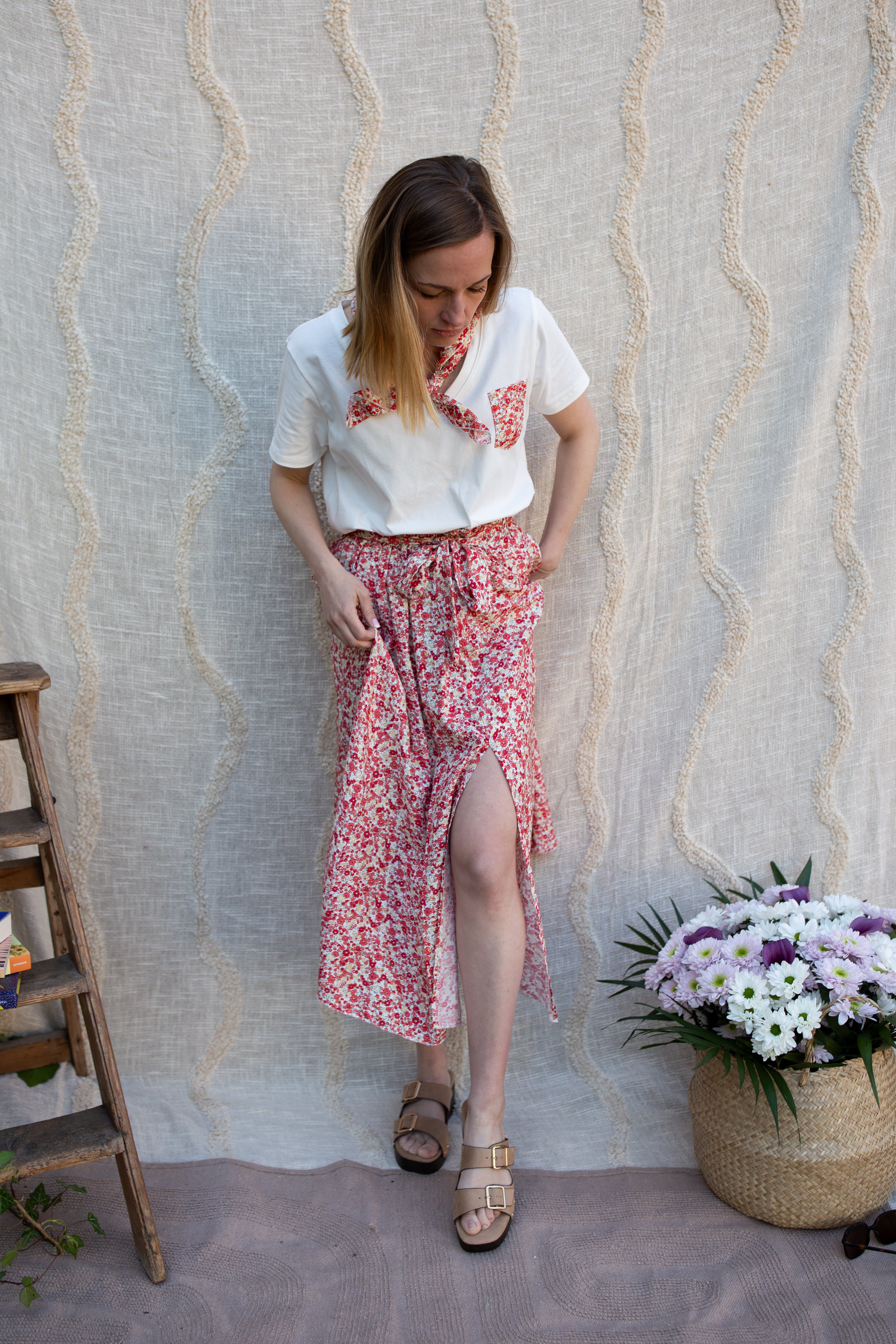 Jupe Rosalie _ Rouge