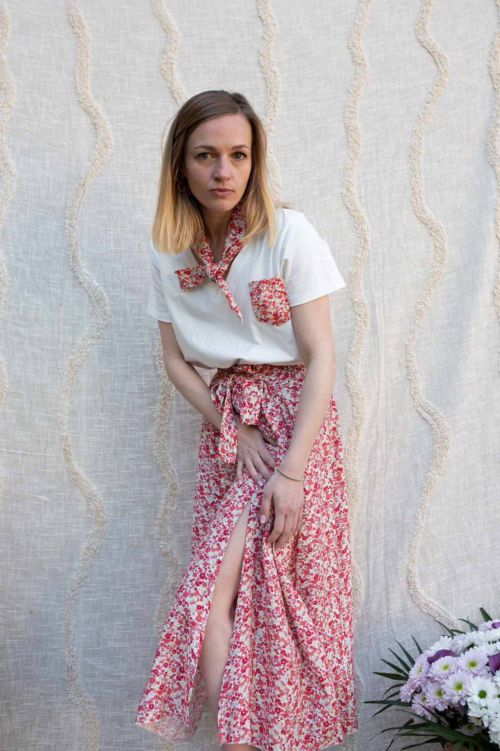 Jupe Rosalie _ Rouge